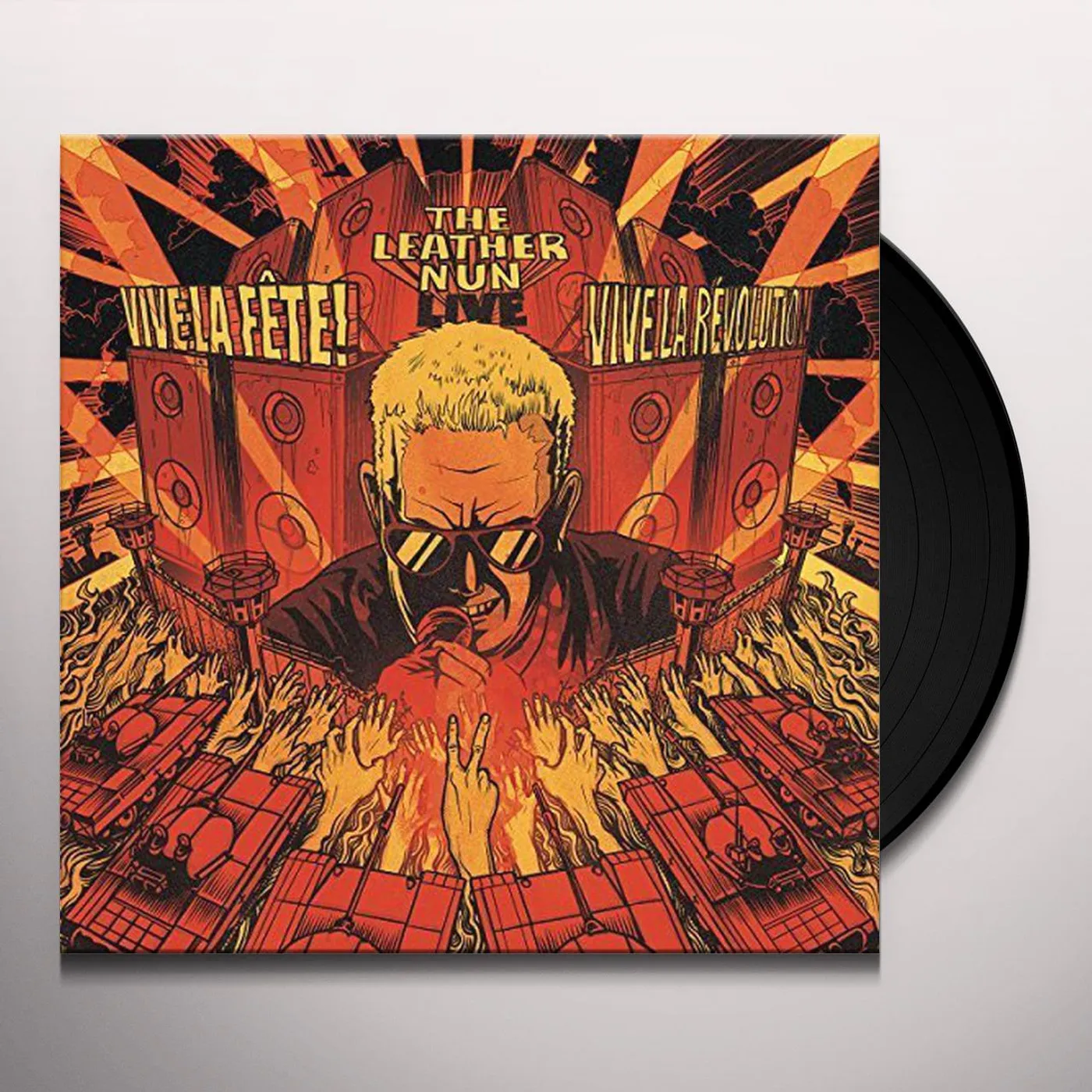 The Leather Nun Vive La Fete! Vive La Rivolution Vinyl Record