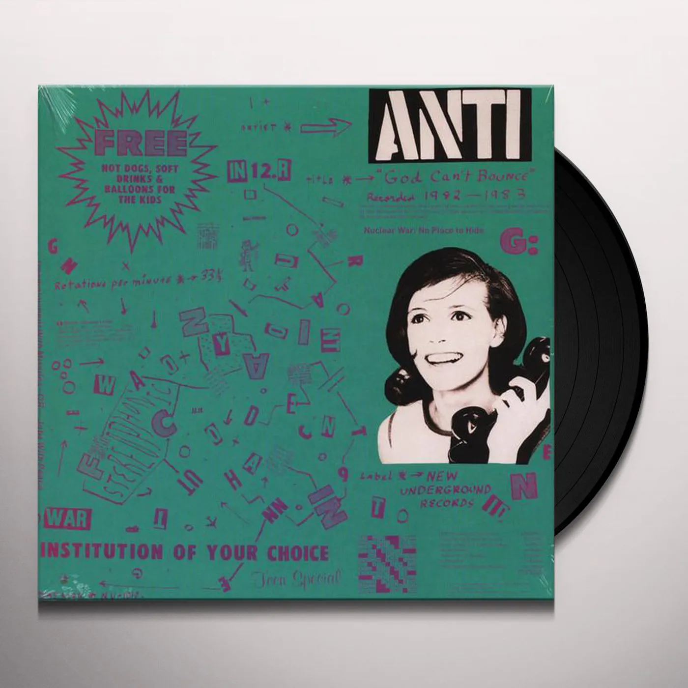 anti God Can't Bounce Vinyl Record