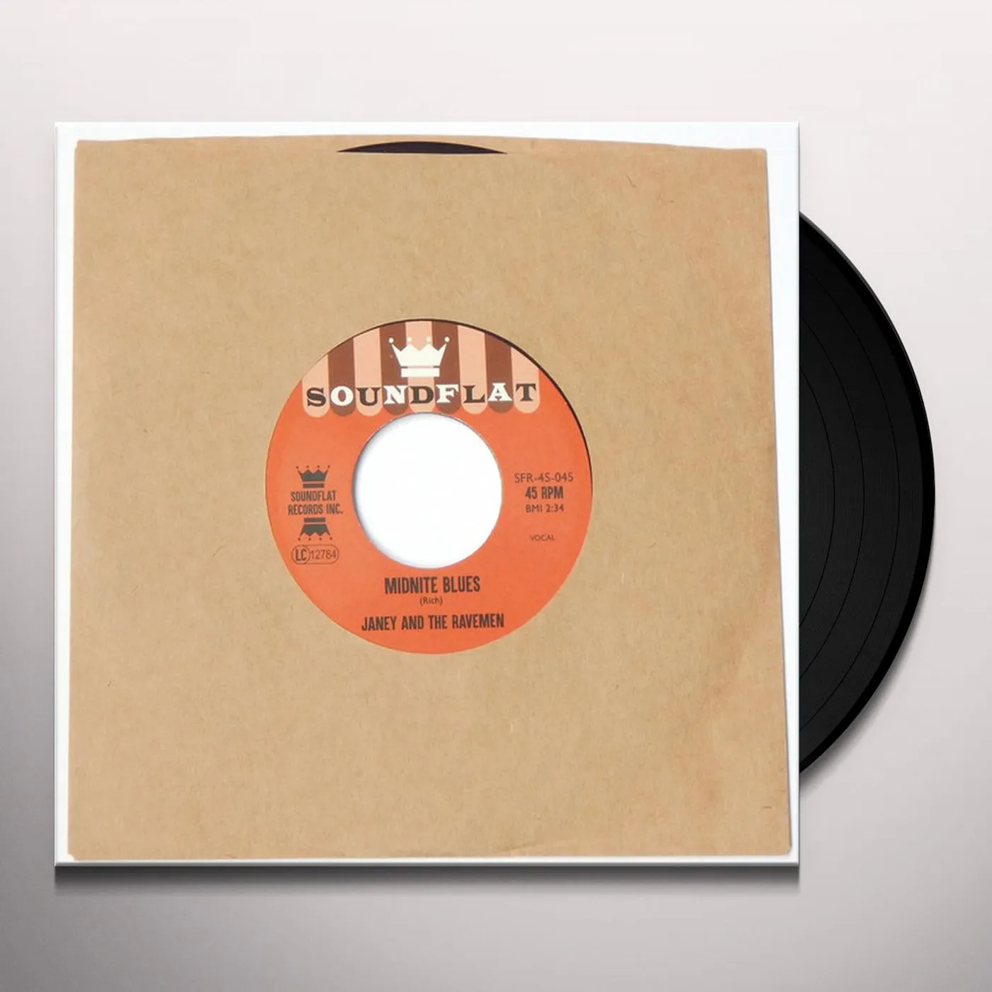 Janey & The Ravemen Midnite Blues Vinyl Record