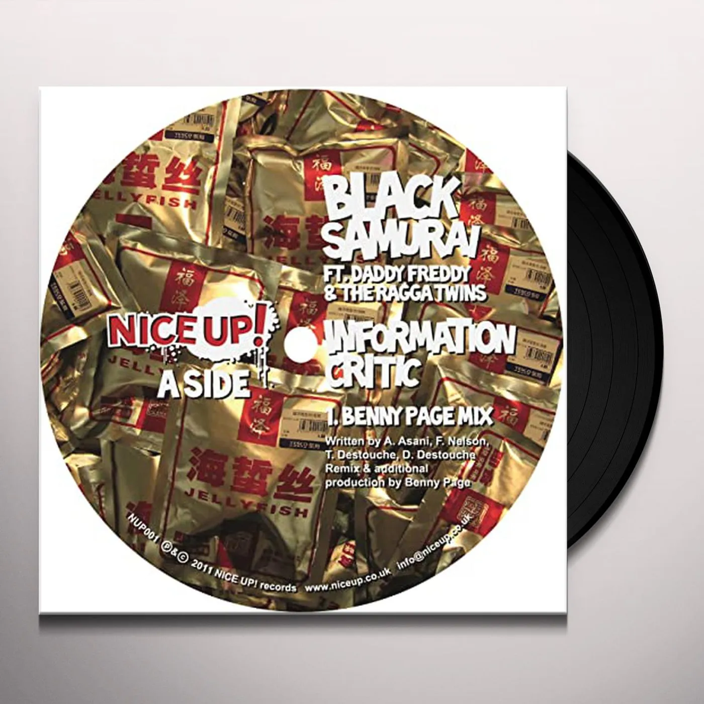 Black Samurai Information Critic Vinyl Record