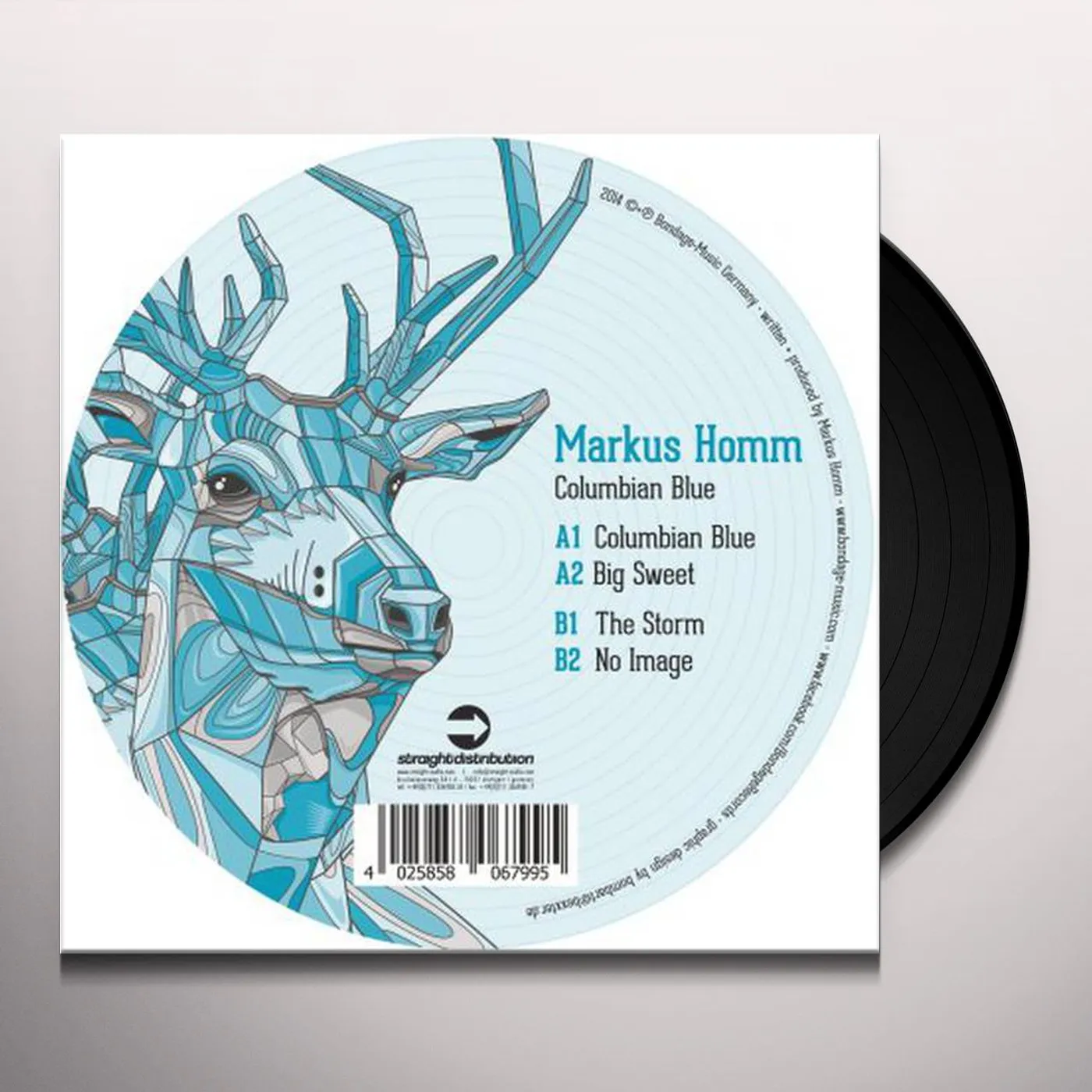 Markus Homm Columbian Blue Vinyl Record