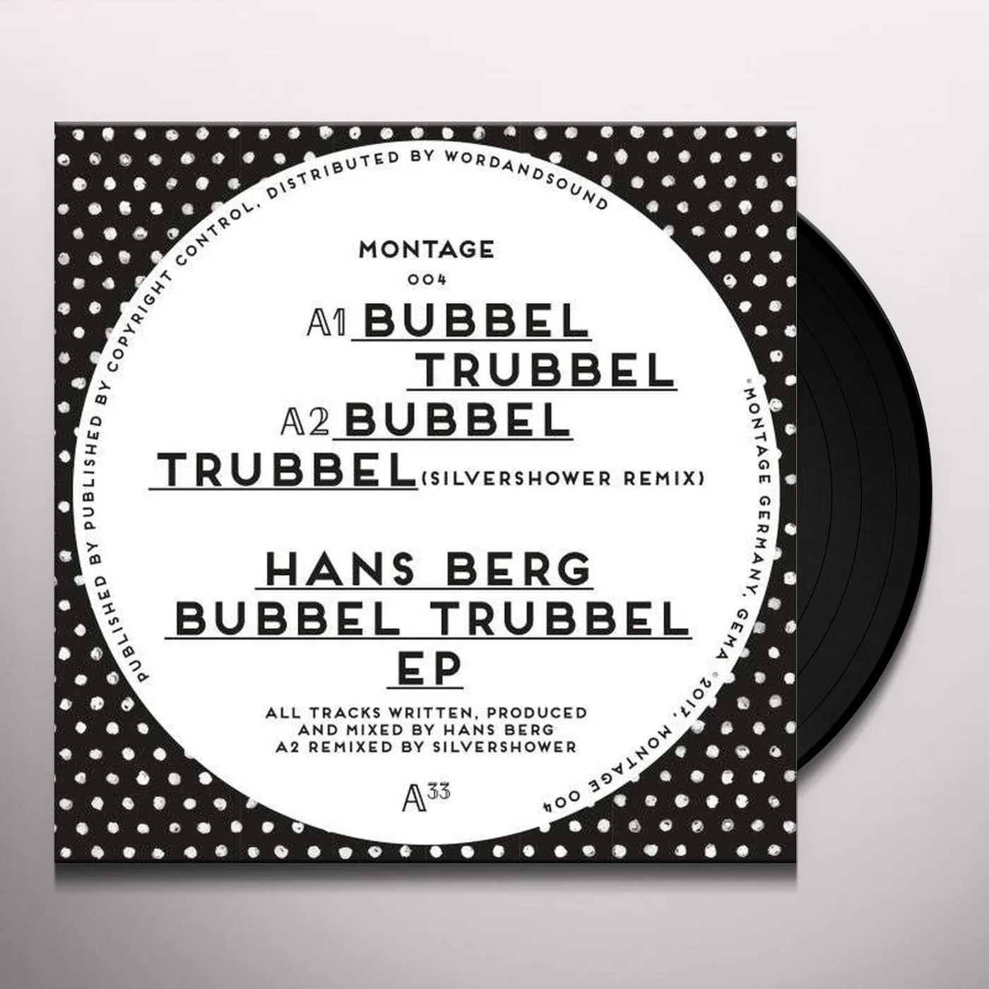 Hans Berg Bubbel Trubbel EP Vinyl Record