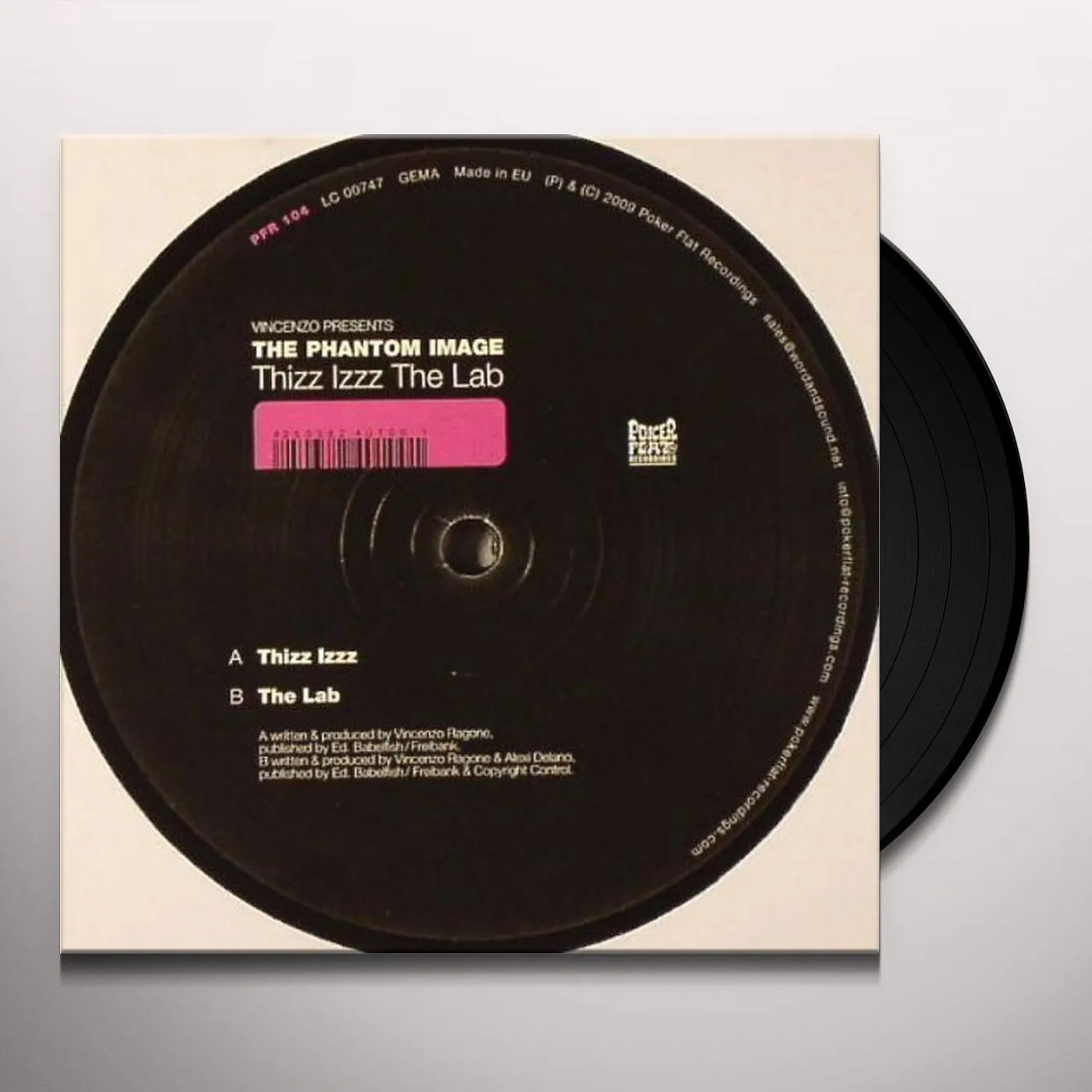 Vincenzo Presents The Phantom Image: Thizz Izzz The Lab Vinyl Record