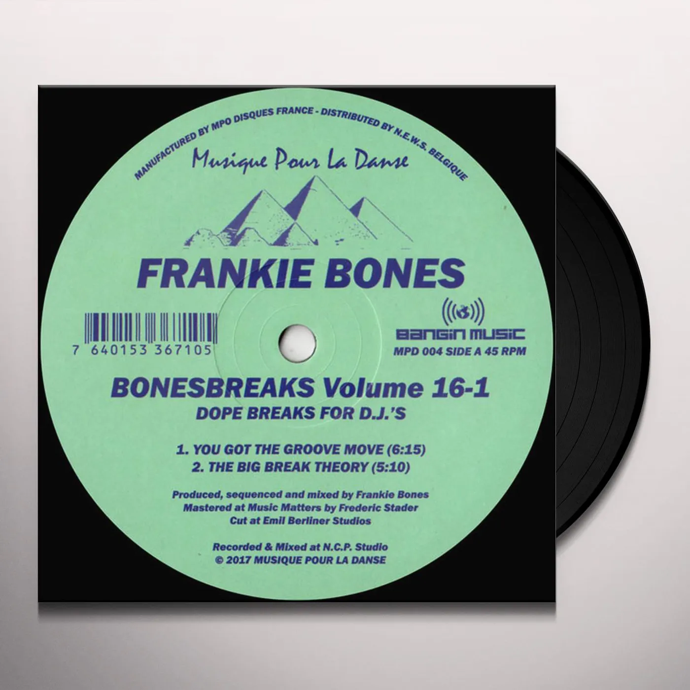 Frankie Bones Bonesbreaks Vol.16 Part 1 Vinyl Record