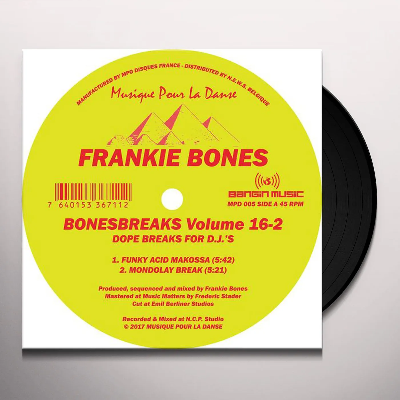 Frankie Bones Bonesbreaks Vol.16 Part 2 Vinyl Record