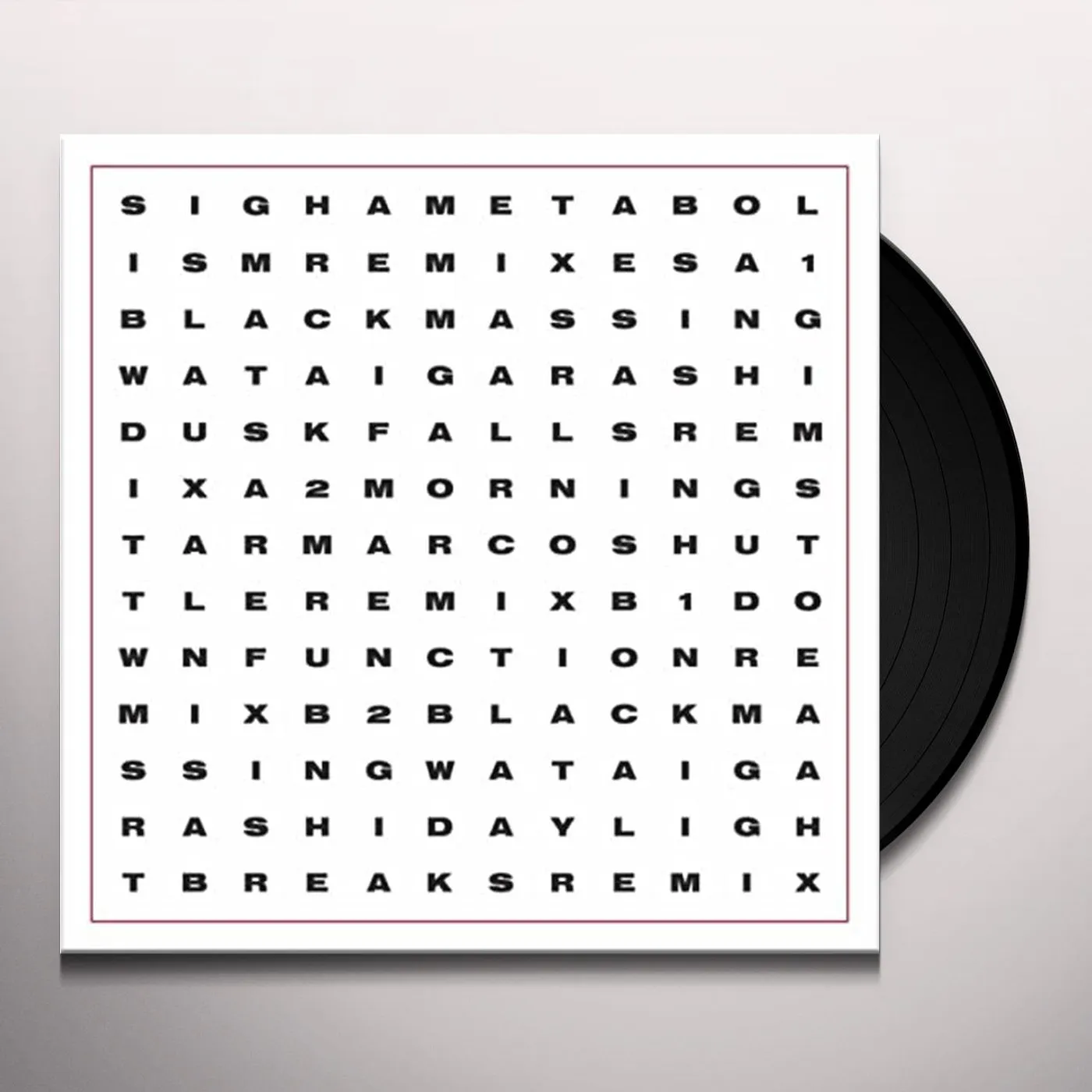 Sigha Metabolism Remixes Vinyl Record