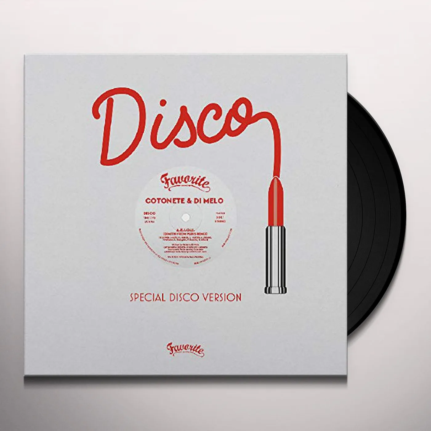 Cotonete A.E.I.O.U. (Dimitri From Paris Remix) Vinyl Record