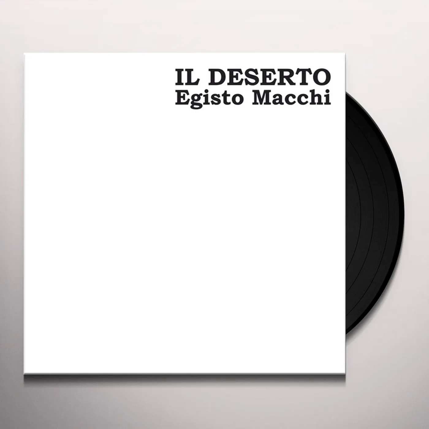 Egisto Macchi Il Deserto Vinyl Record