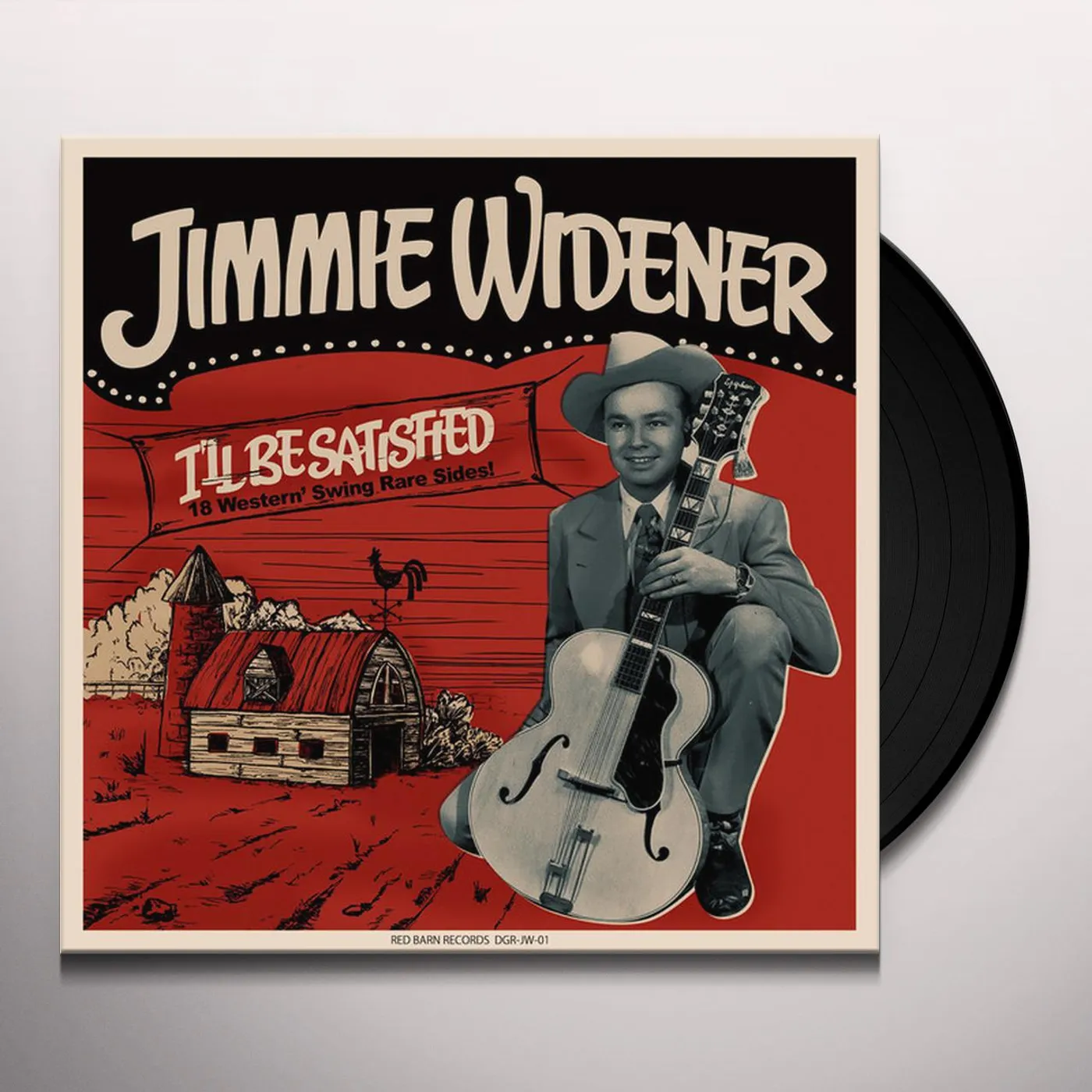 Jimmie Widener I'll Be Satisfied: 18 Western Swing Rare Vinyl Record