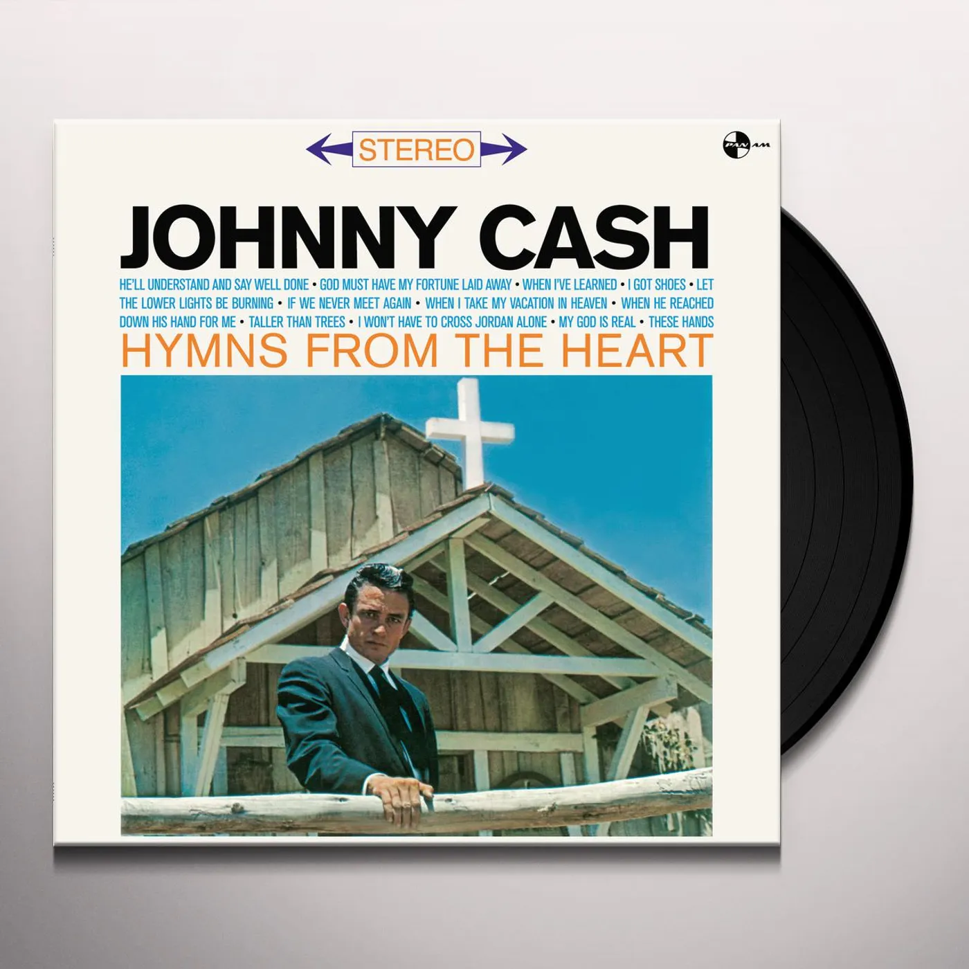 Johnny Cash Hymns from the Heart Vinyl Record