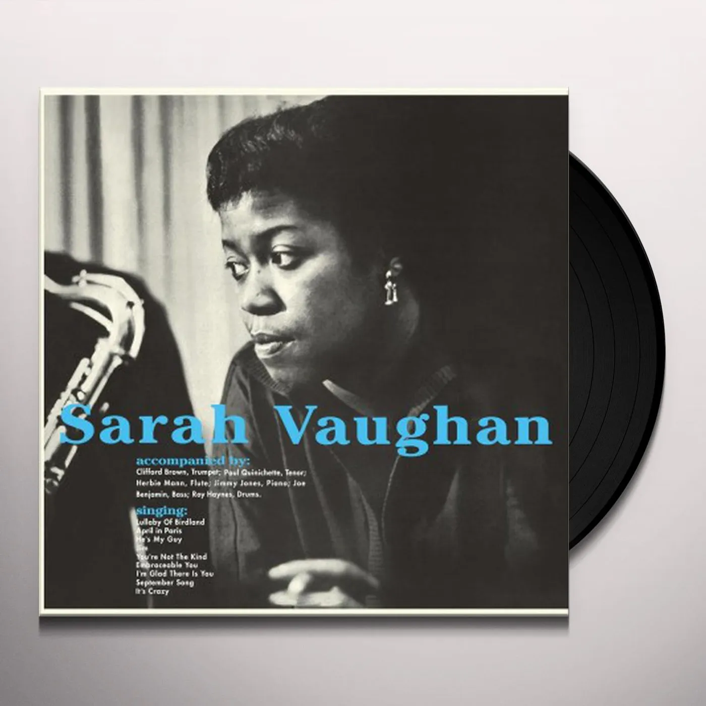 Sarah Vaughan With Clifford Brown Vinyl Record