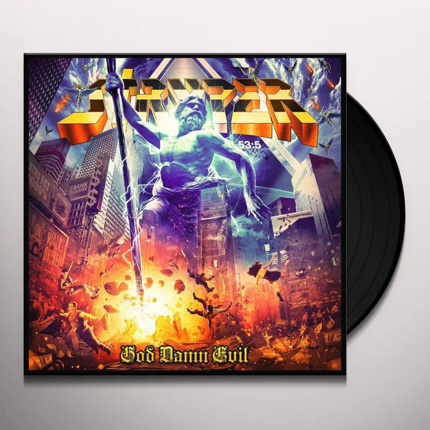 Stryper God Damn Evil Vinyl Record