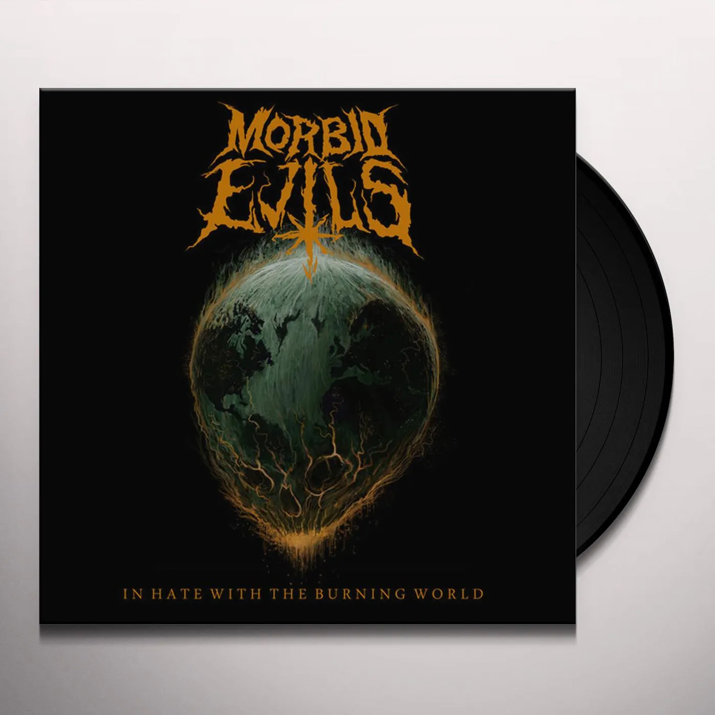 Morbid Evils In hate with the burning world Vinyl Record