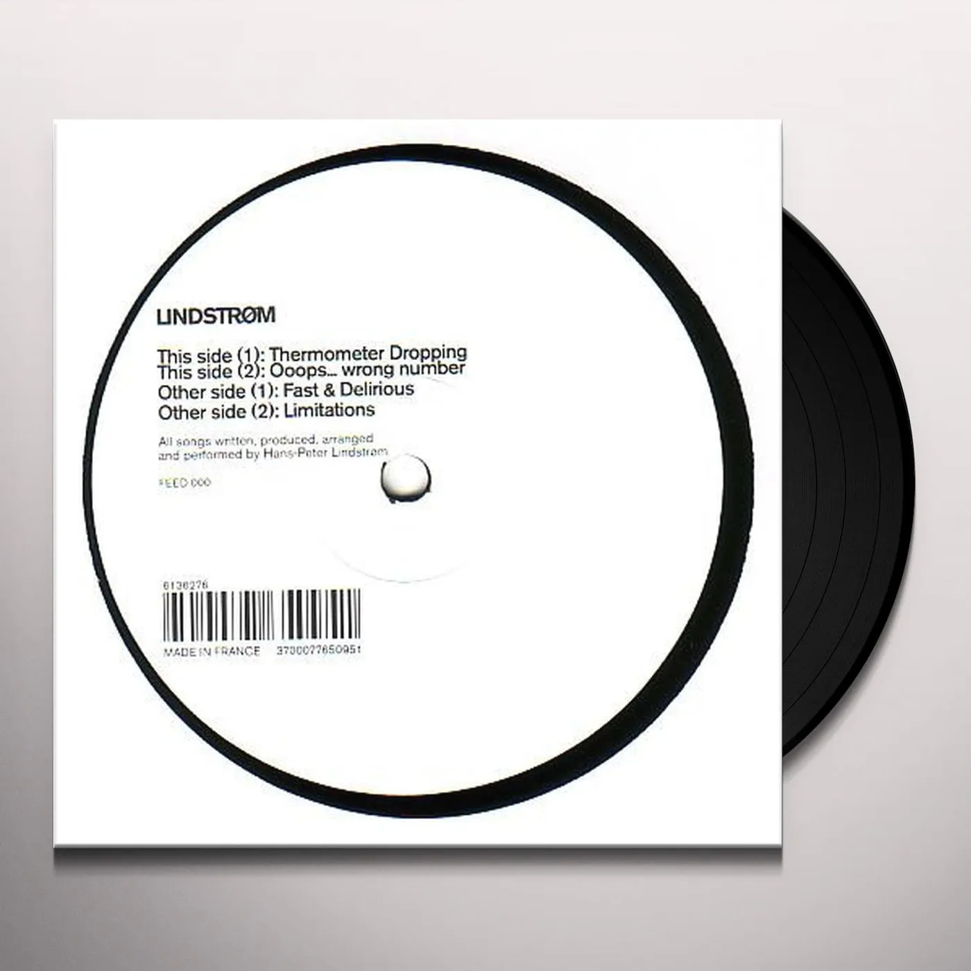 Lindstrøm Untitled ep 12 Vinyl Record