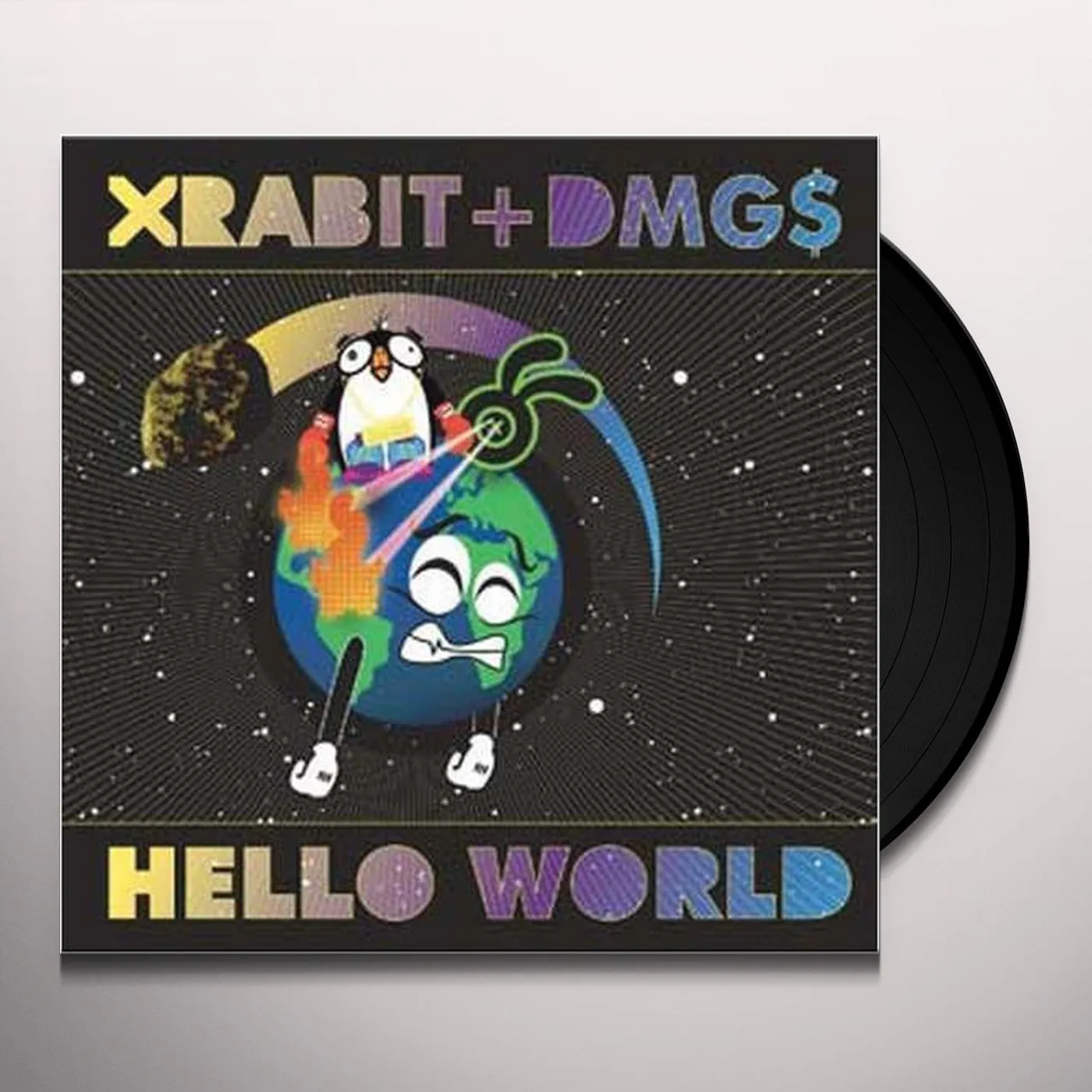 Xrabit + Dmg$ Hello World (2 Xlp) Vinyl Record