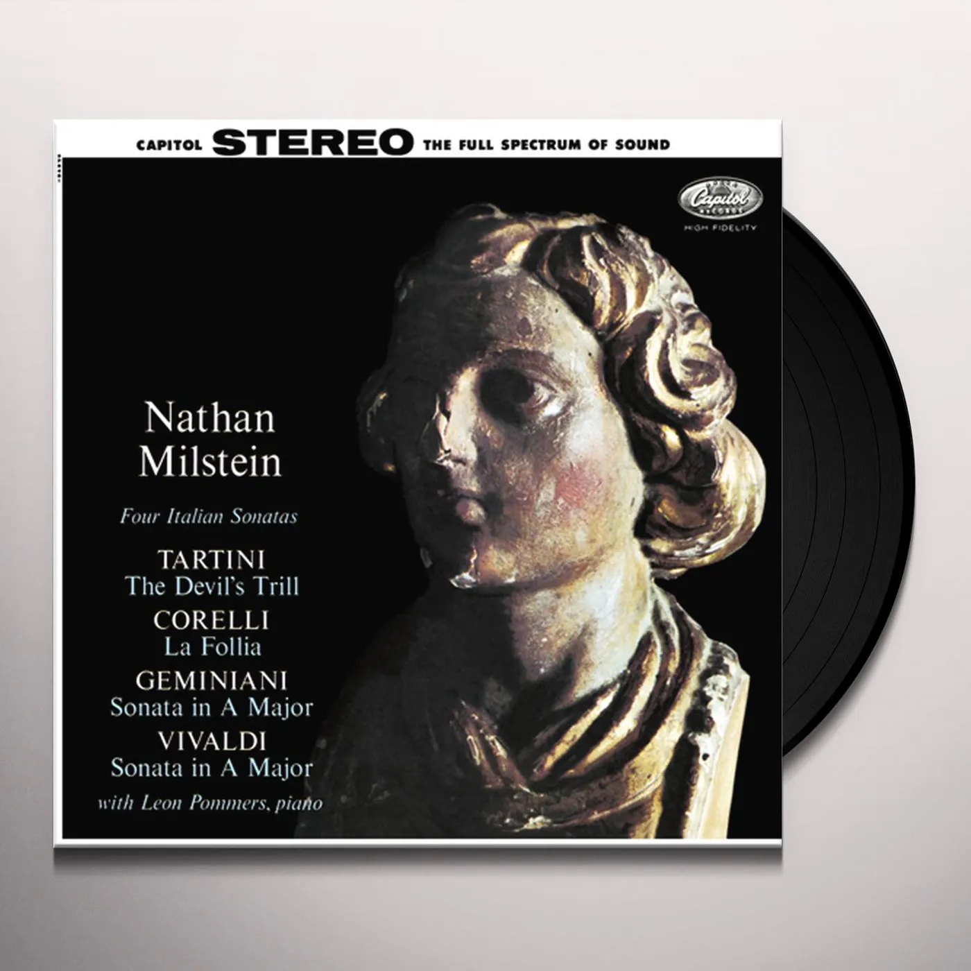 Nathan Milstein Four Italian Sonatas Vinyl Record