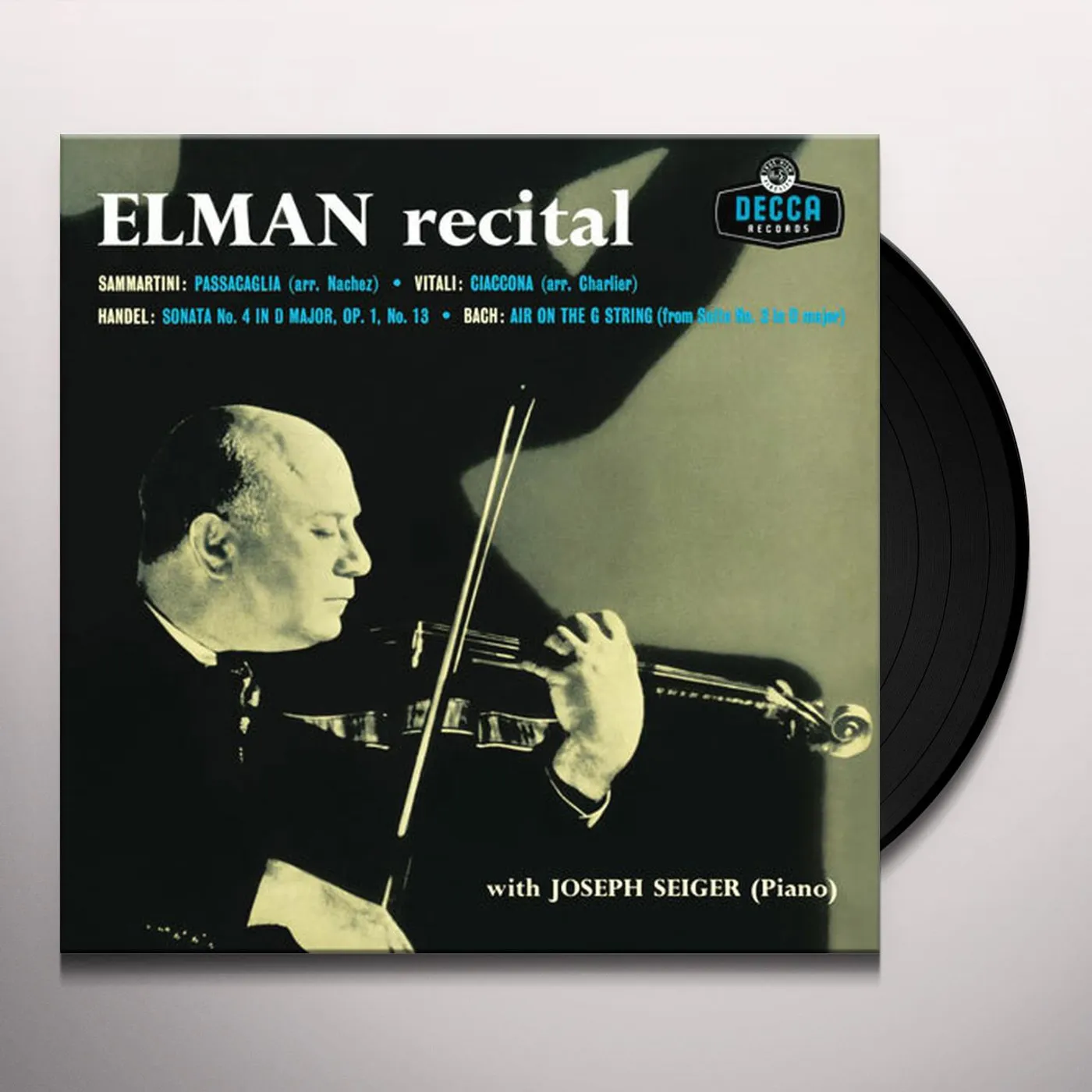 Mischa Elman Recital Vinyl Record