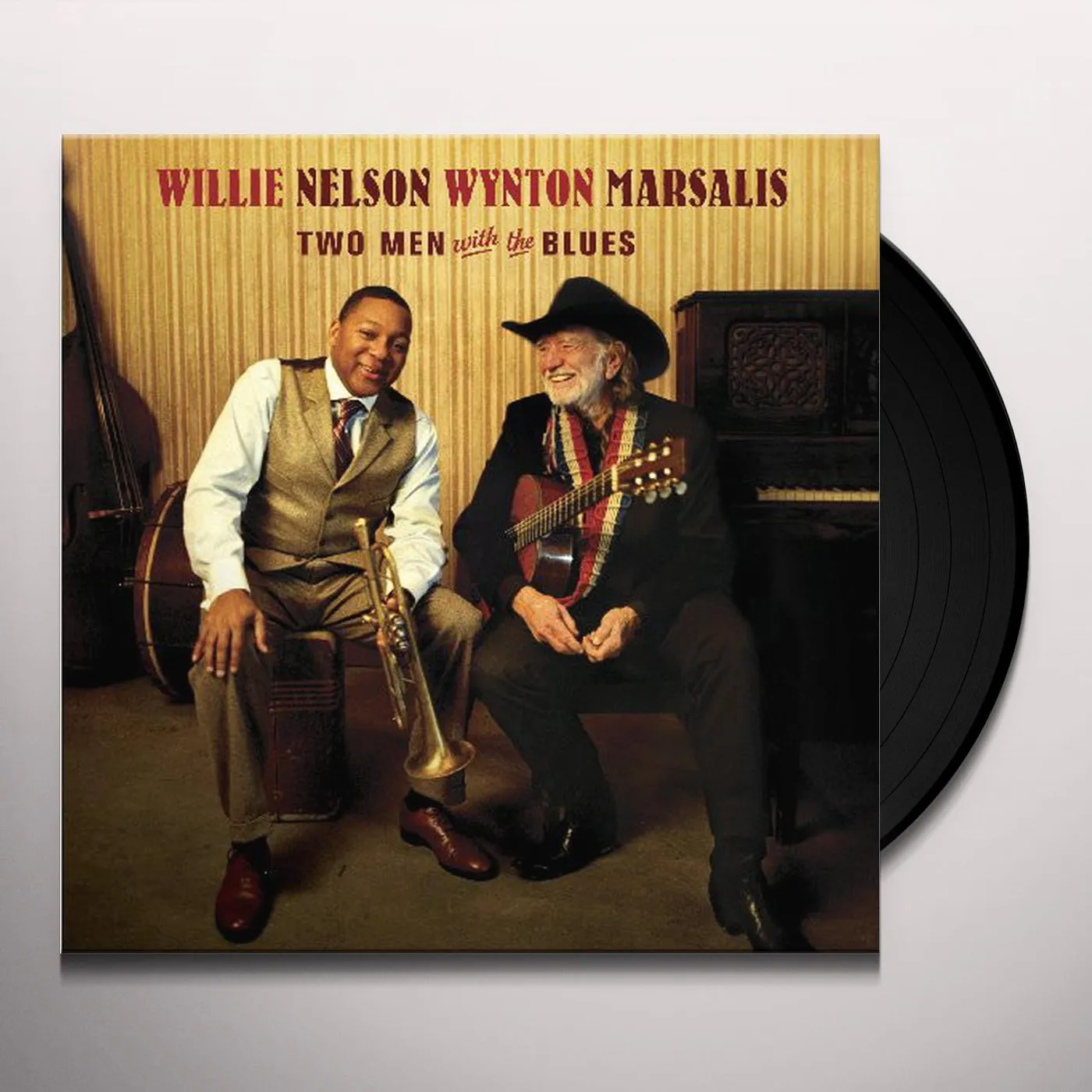 Willie Nelson / Wynton Marsalis Two Men With The Blues Vinyl Record