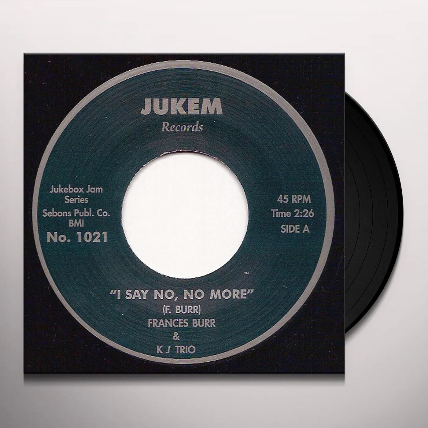 Frances Burr I SAY NO NO MORE Vinyl Record - UK Release