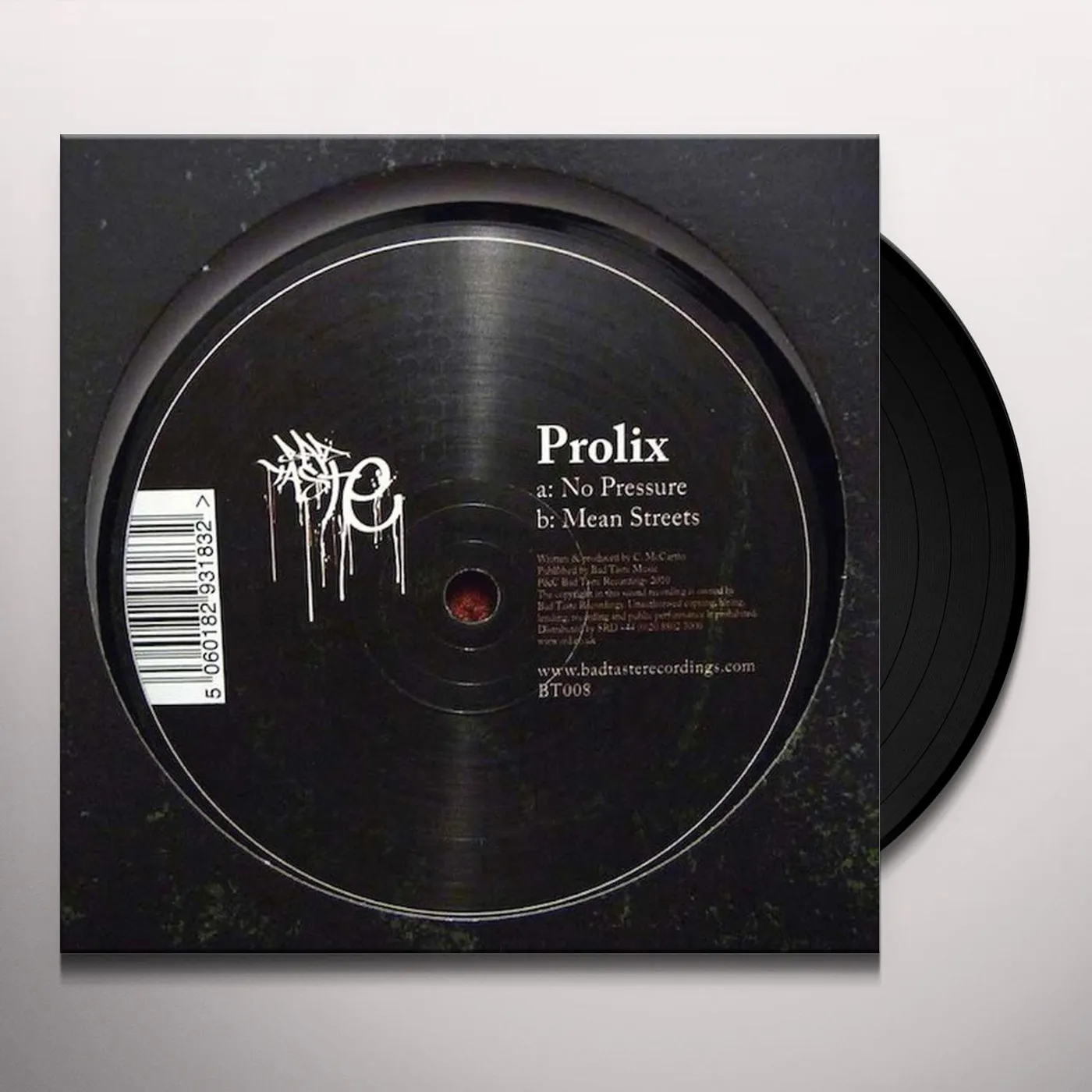 Prolix NO PRESSURE/MEAN STREETS Vinyl Record