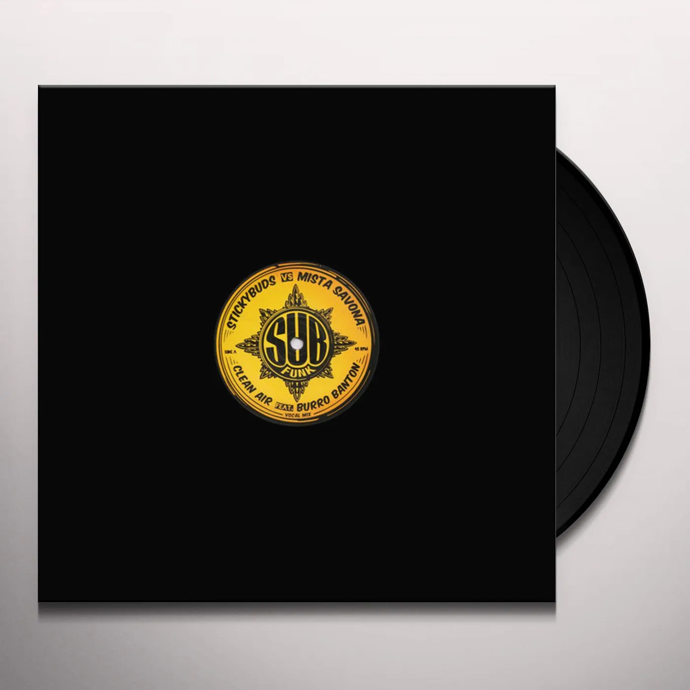 Stickybuds Vs Mista Savona CLEAN AIR Vinyl Record - UK Release