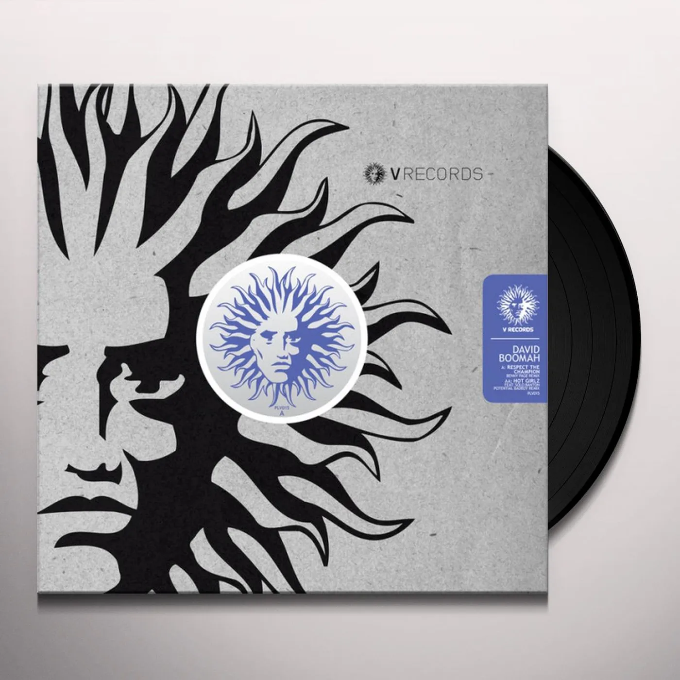 David Boomah RESPECT THE CHAMPION (BENNY PAGE RMX)/HOT GIRLZ Vinyl Record