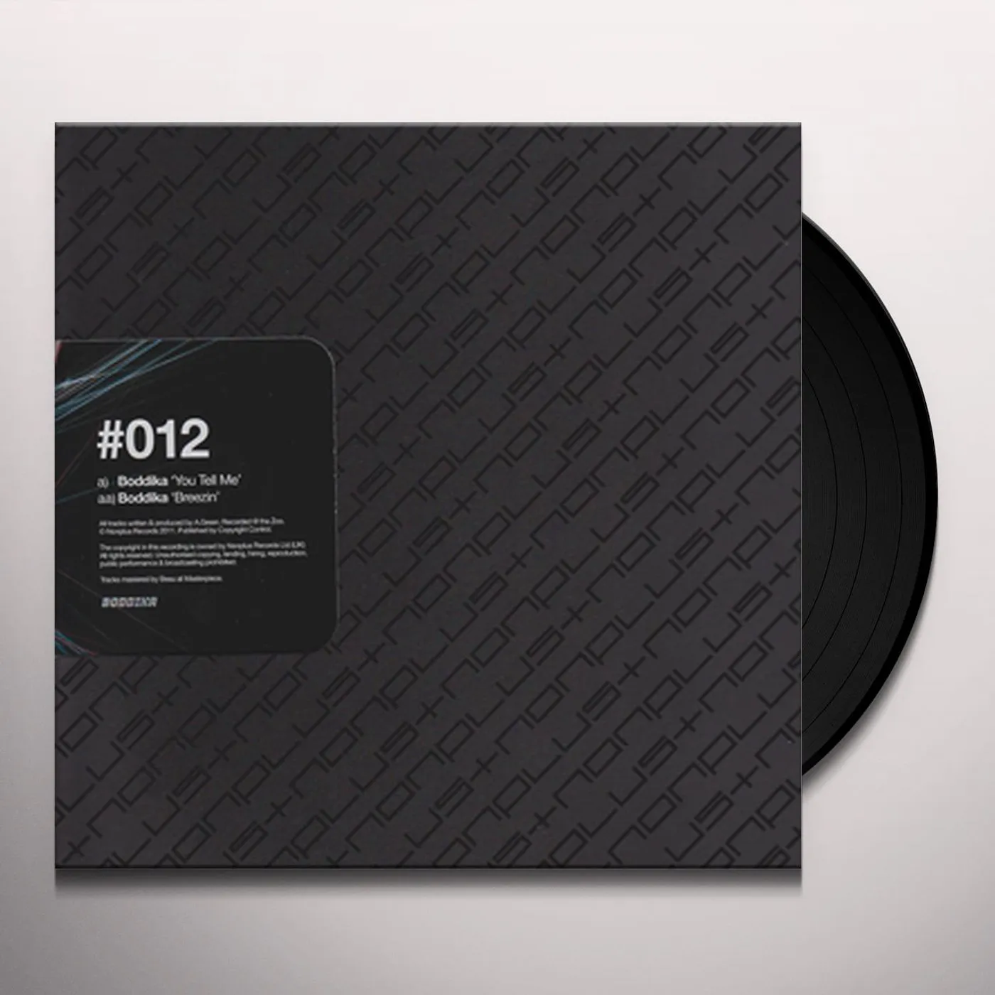 Boddika YOU TELL ME/BREEZIN (GER) Vinyl Record