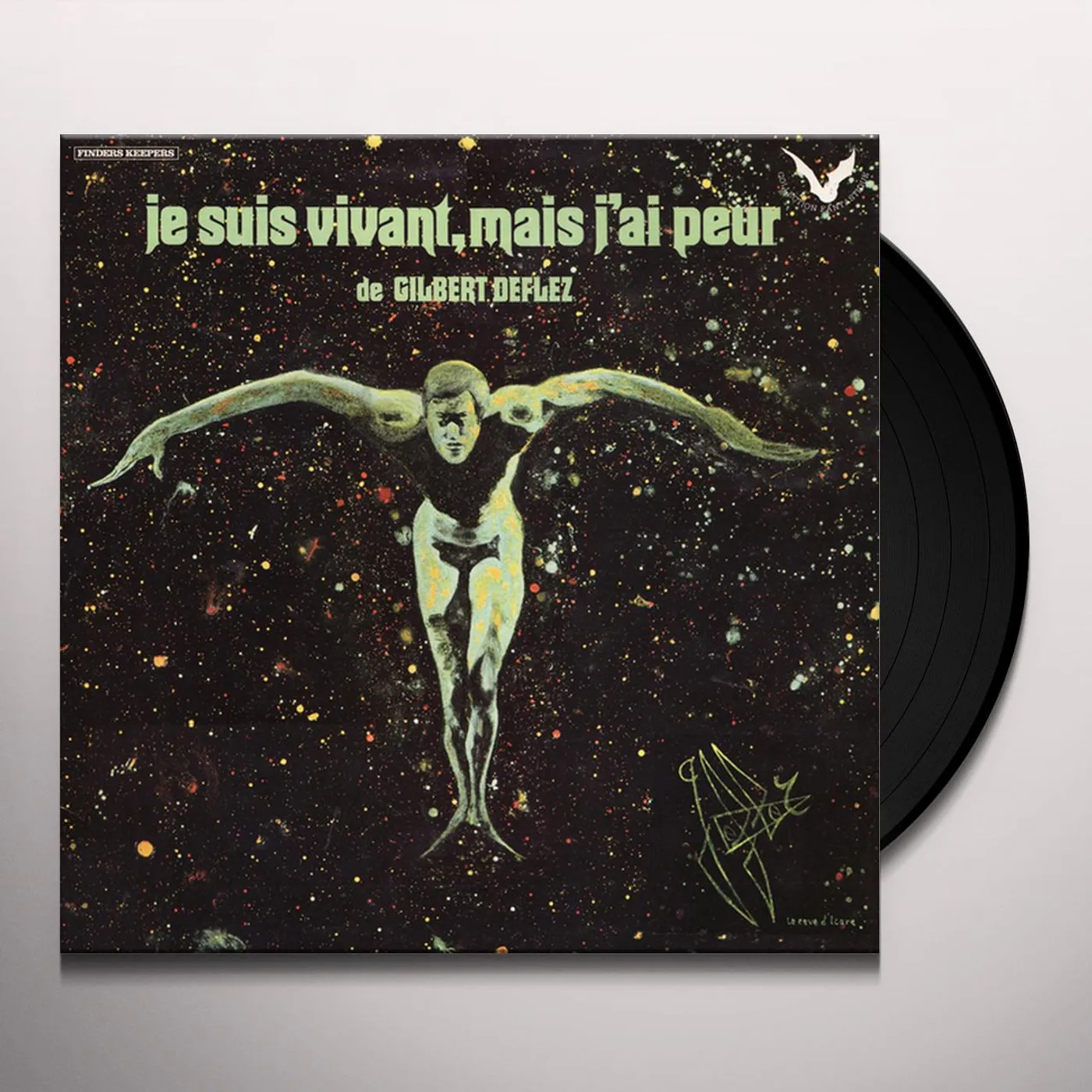 Jackie Chalard JE SUIS VIVANT MAIS J'AI PEUR DE GILBERT DEFLEZ Vinyl Record