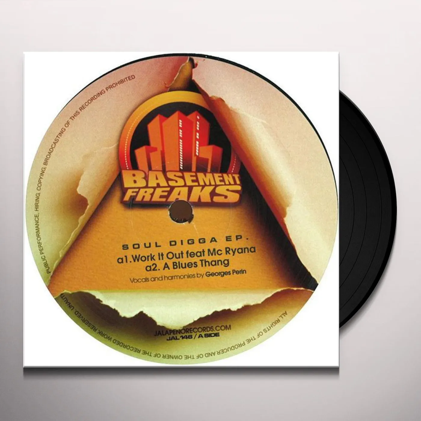 Basement Freaks SOUL DIGGA EP Vinyl Record - UK Release