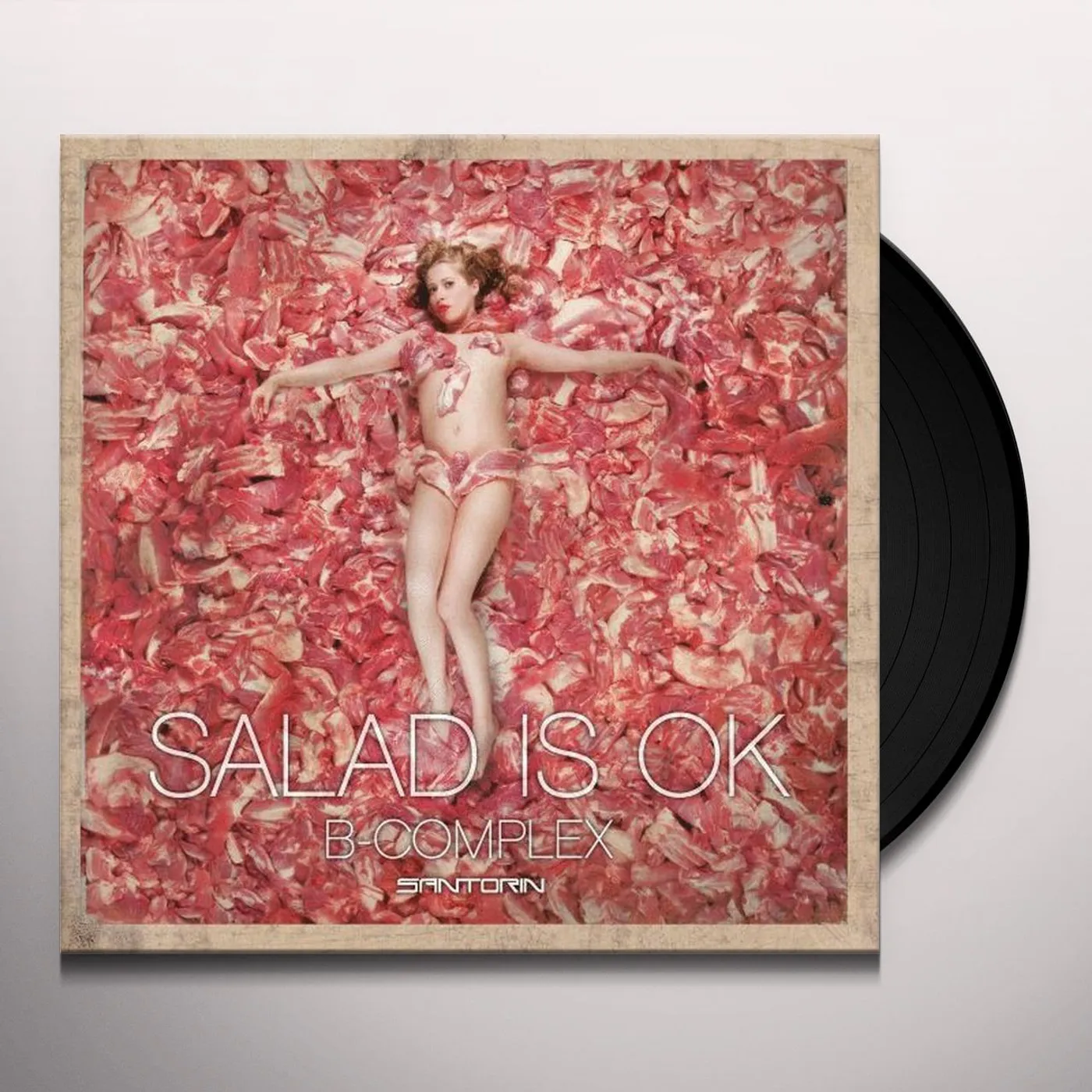 B-complex SALAD IS OK/RAINDROPS Vinyl Record - UK Release