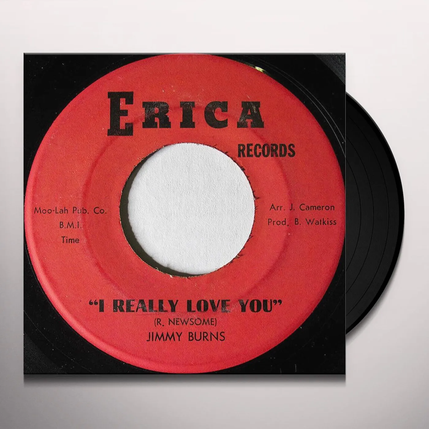 Jimmy Burns I REALLY LOVE YOU Vinyl Record - UK Release