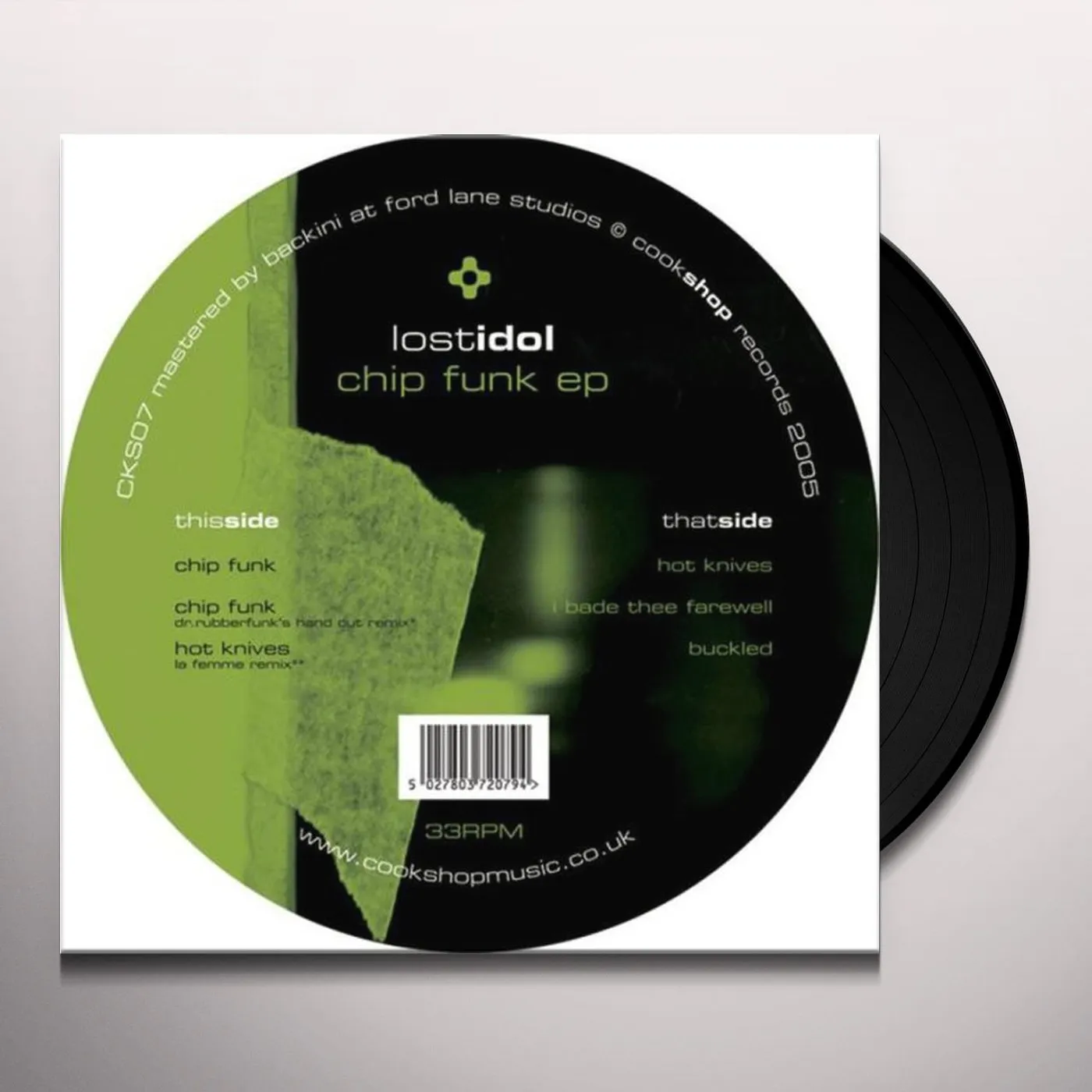 Lost Idol CHIP FUNK EP Vinyl Record - UK Release