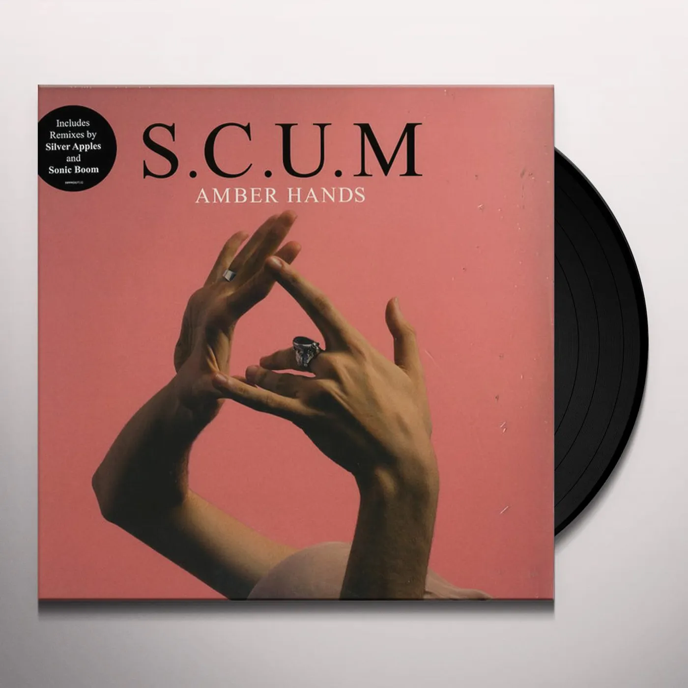 S.C.U.M Amber Hands Vinyl Record