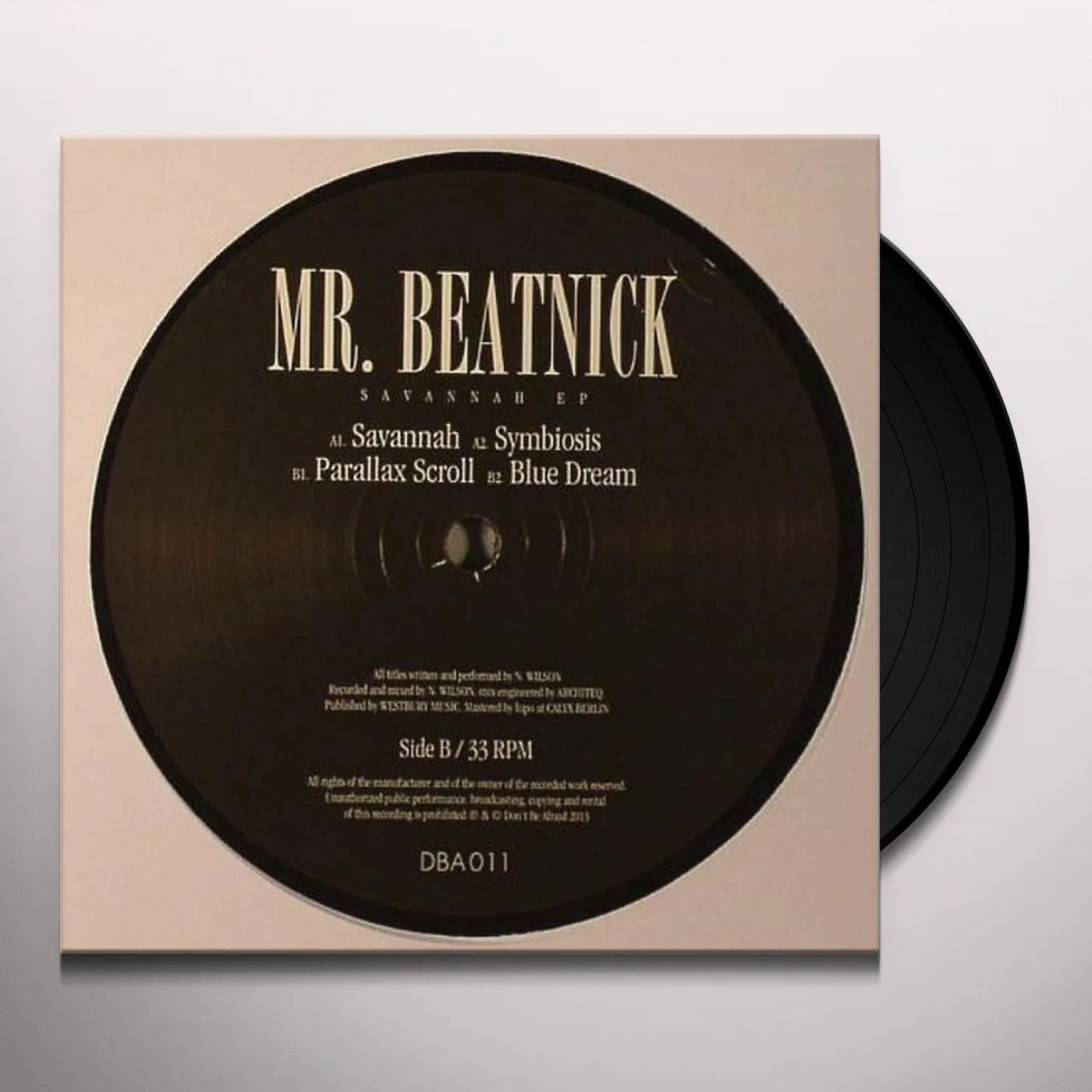 Mr Beatnick SAVANNAH EP Vinyl Record - UK Release