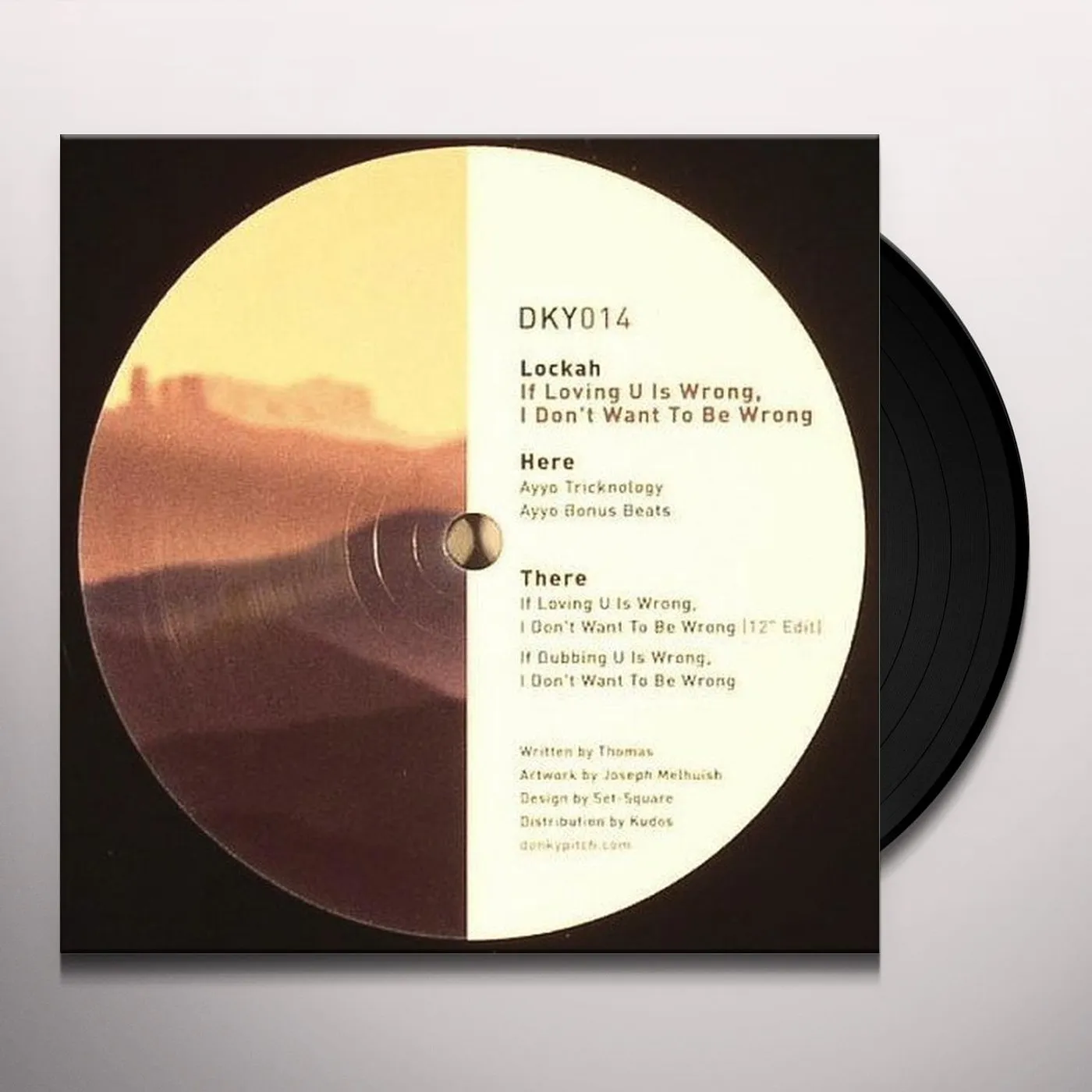 Lockah IF LOVING U IS WRONG I DON'T WANT TO BE WRONG Vinyl Record - UK Release