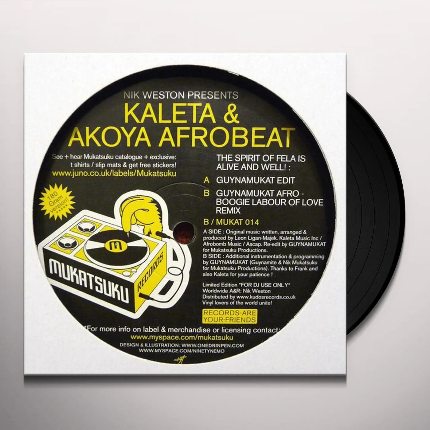 Kaleta & Akoya Afrobeat SPIRIT OF FELA IS ALIVE & WELL Vinyl Record - UK Release