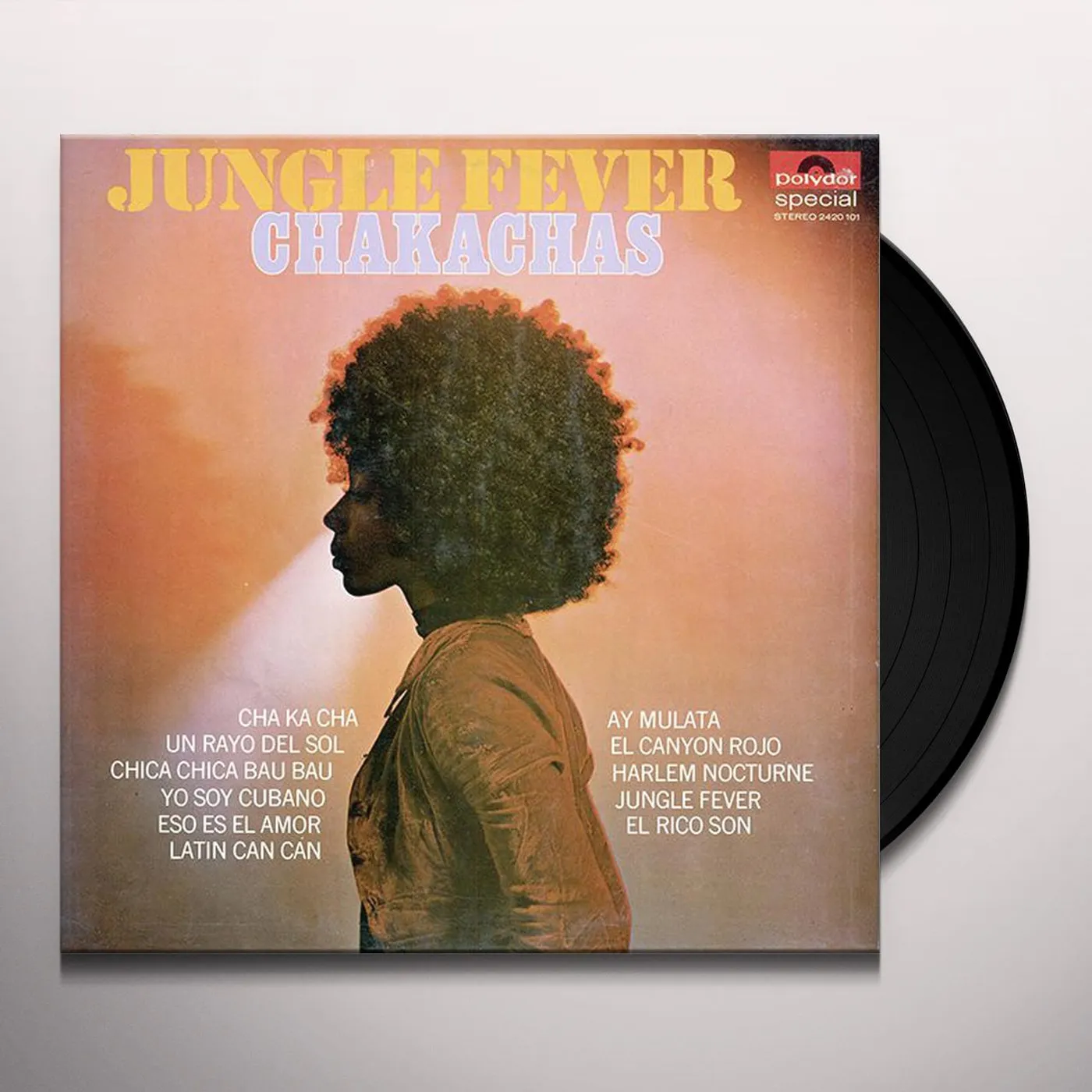 The Chakachas JUNGLE FEVER Vinyl Record - Holland Release