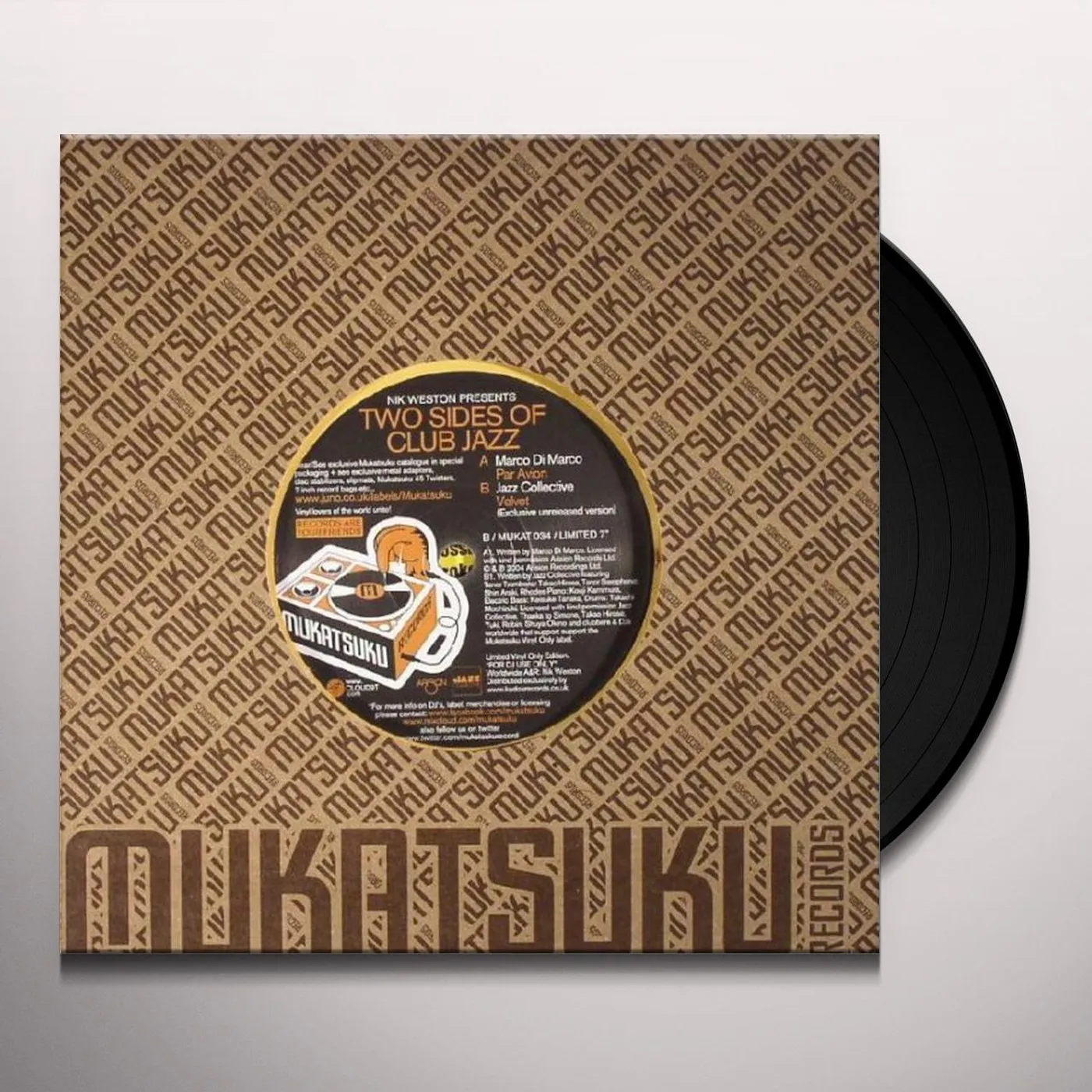 NIK WESTON PRESENTS TWO SIDES OF CLUB / VARIOUS Vinyl Record