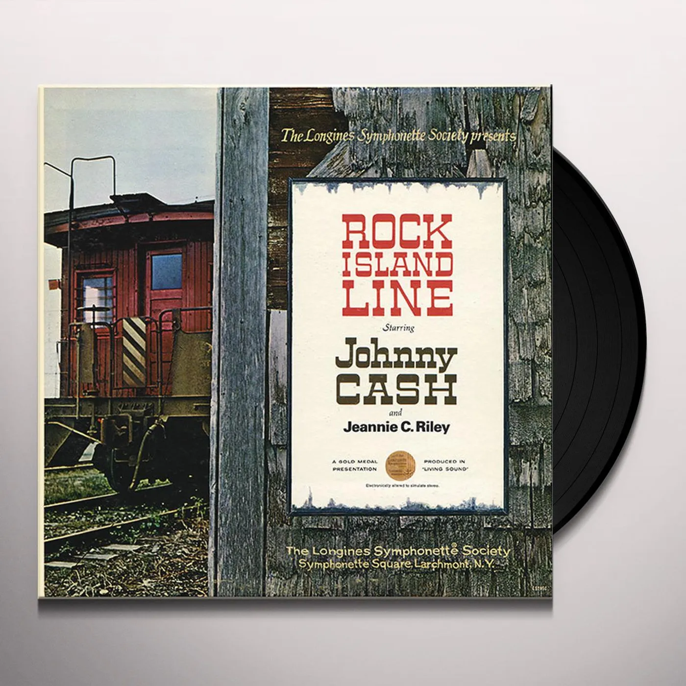 Johnny Cash ROCK ISLAND LINE Vinyl Record