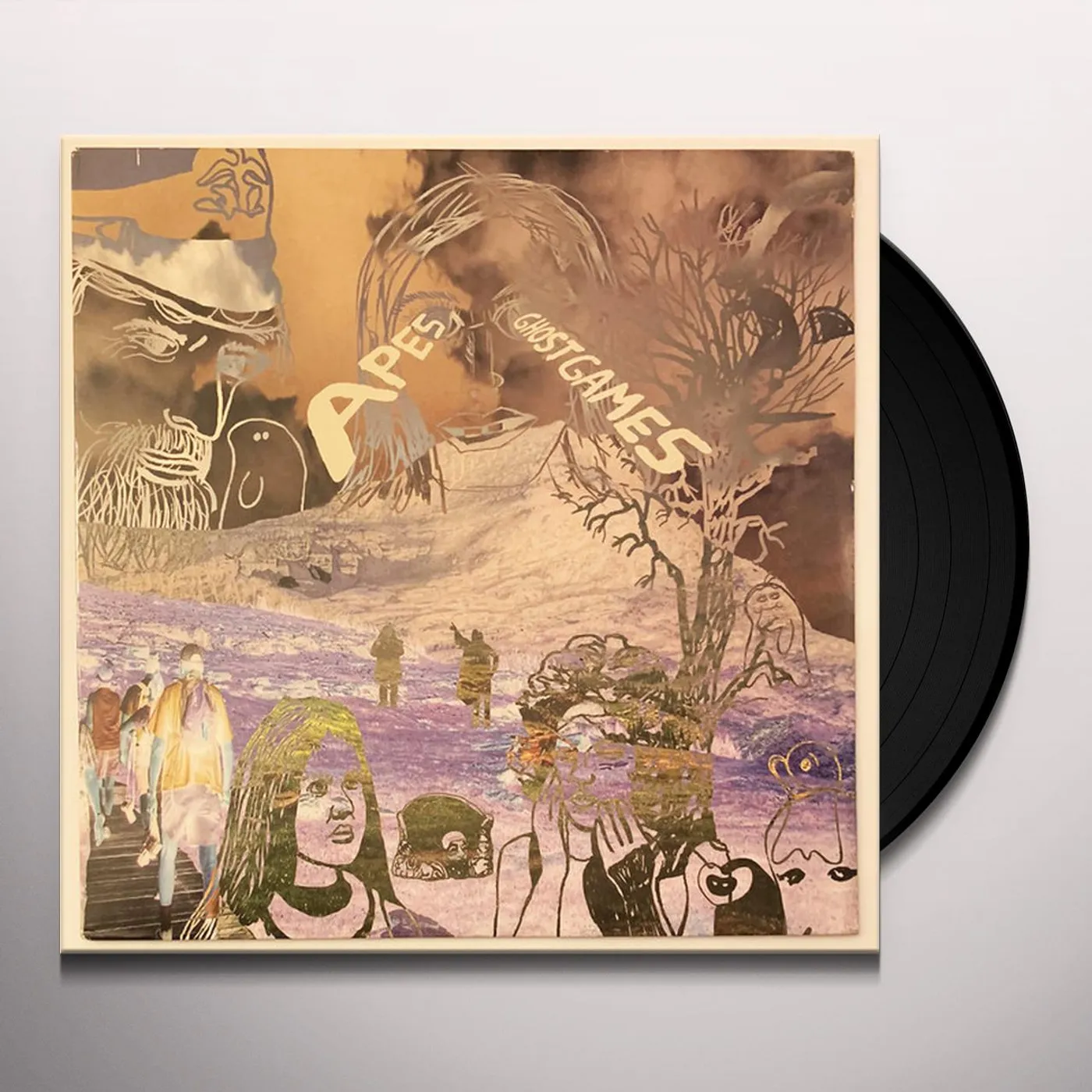 Apes GHOST GAMES Vinyl Record - w/CD