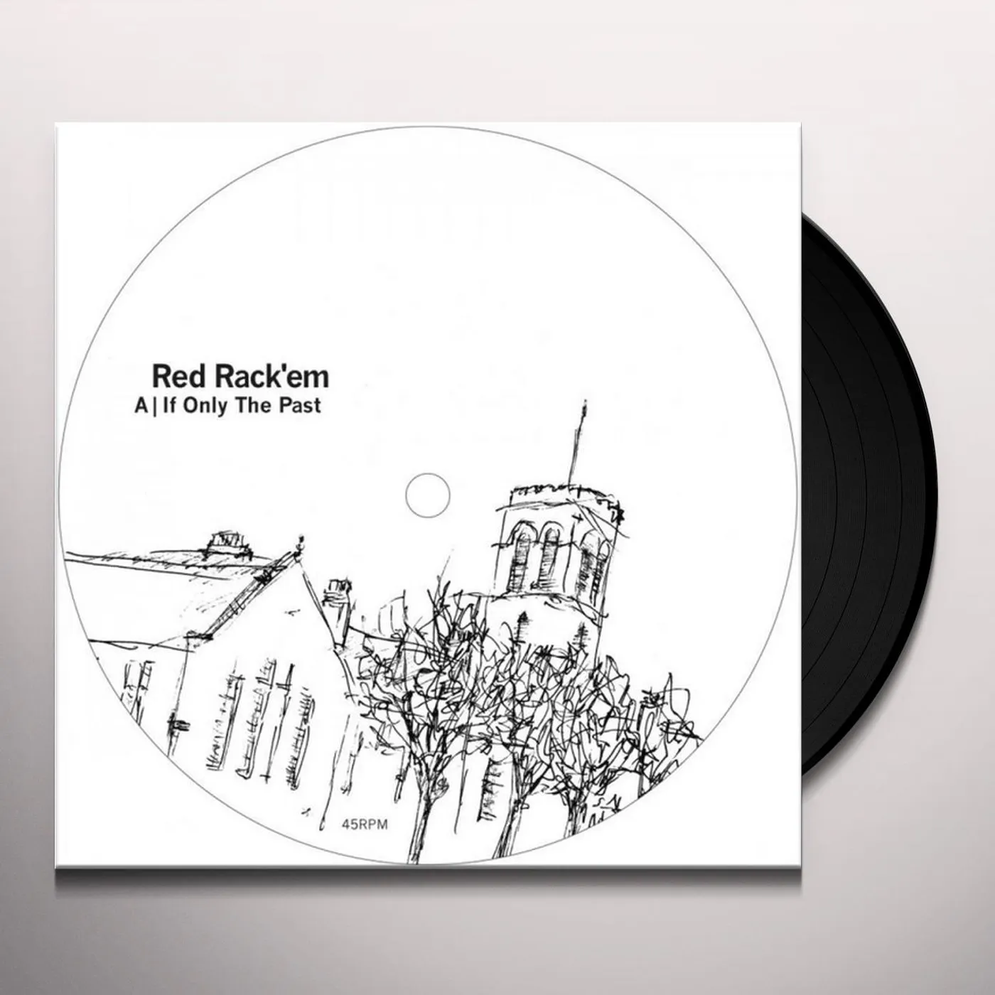 Red Rack'Em IF ONLY THE PAST EP Vinyl Record - UK Release