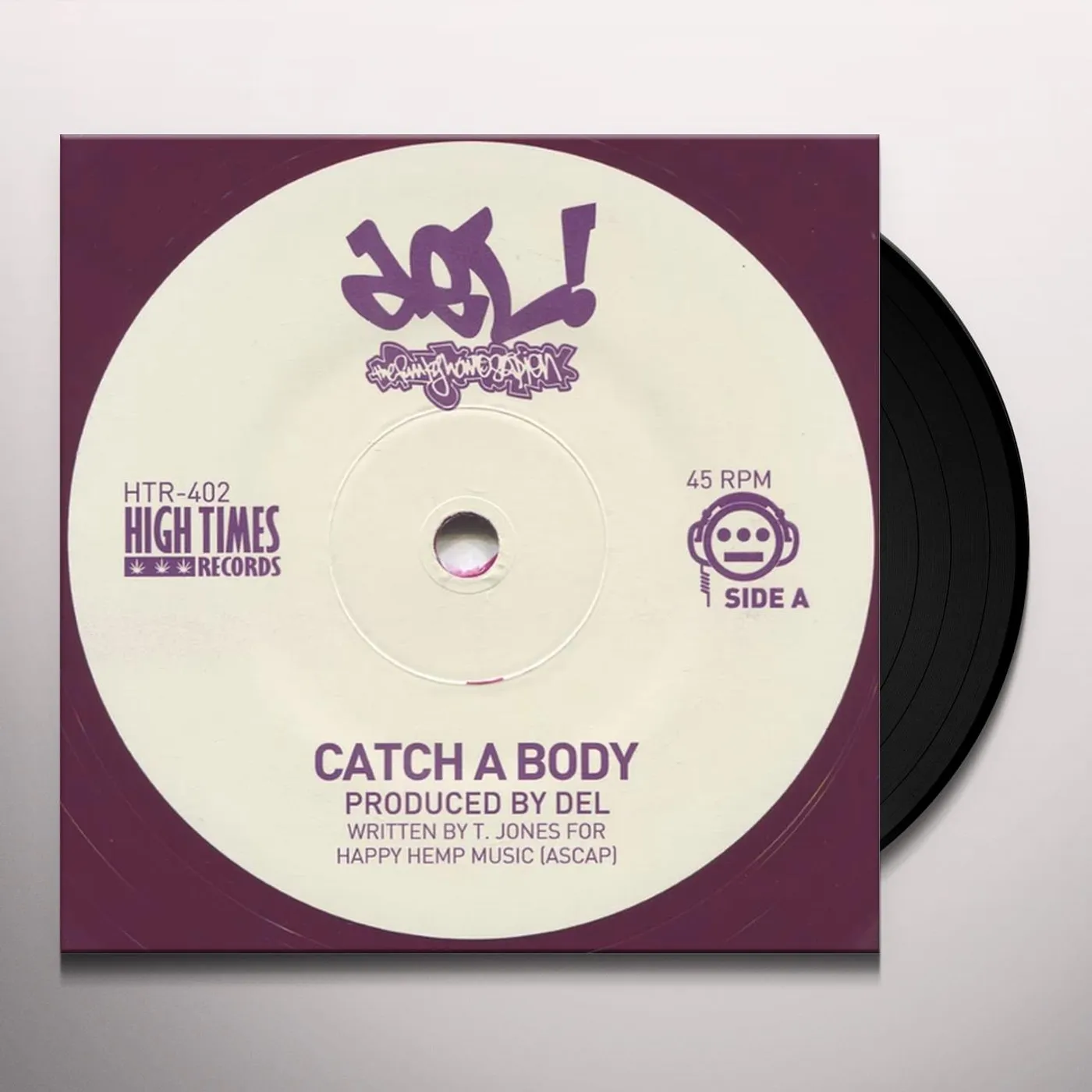 Del CATCH A BODY ( PURPLE 45 ) Vinyl Record