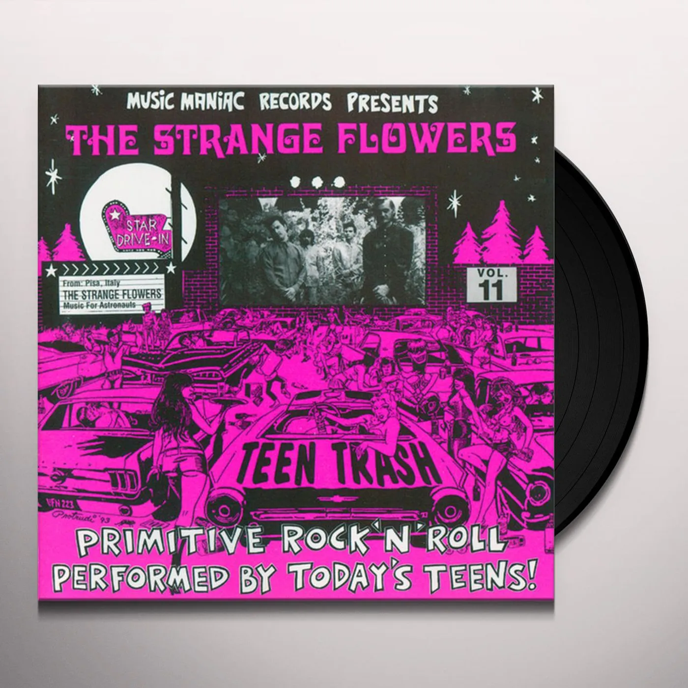 The Strange Flowers TEEN TRASH 11: FROM PISA ITALY (Vinyl)