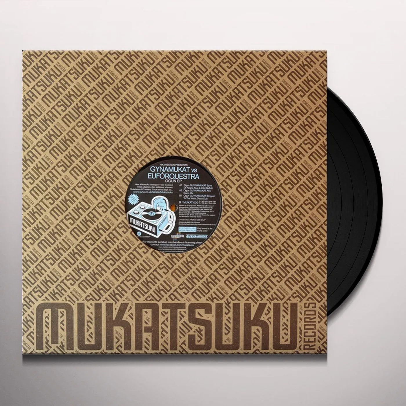 Nik Presents Guynamukat Vs Euforquestra Weston OGUN EP Vinyl Record - UK Release