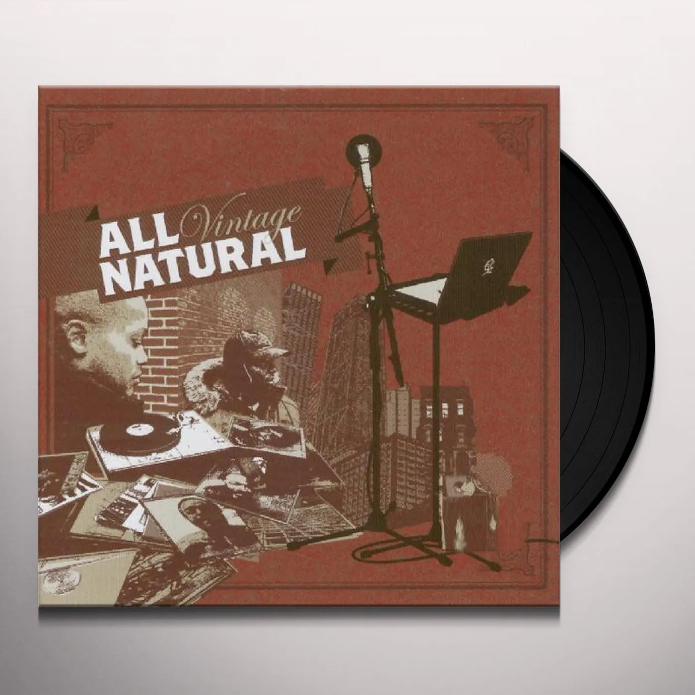 All Natural VINTAGE Vinyl Record