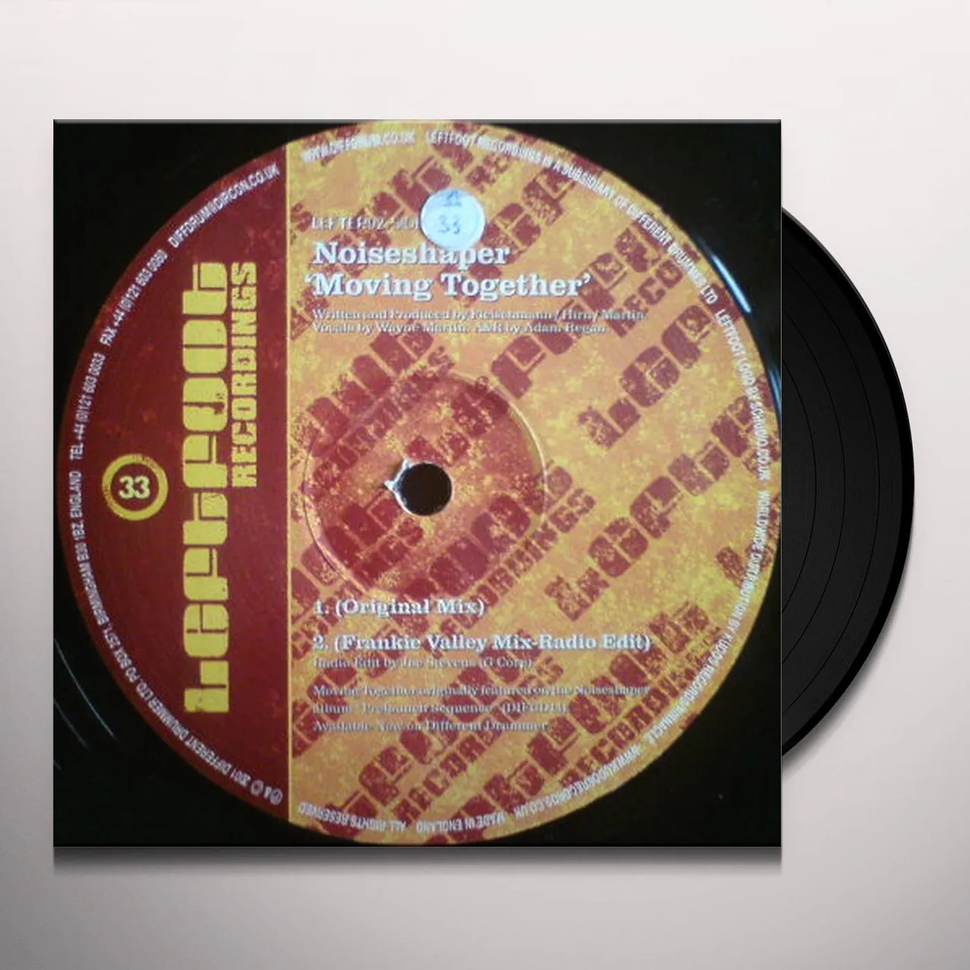 Noiseshaper MOVING TOGETHER EP Vinyl Record - UK Release