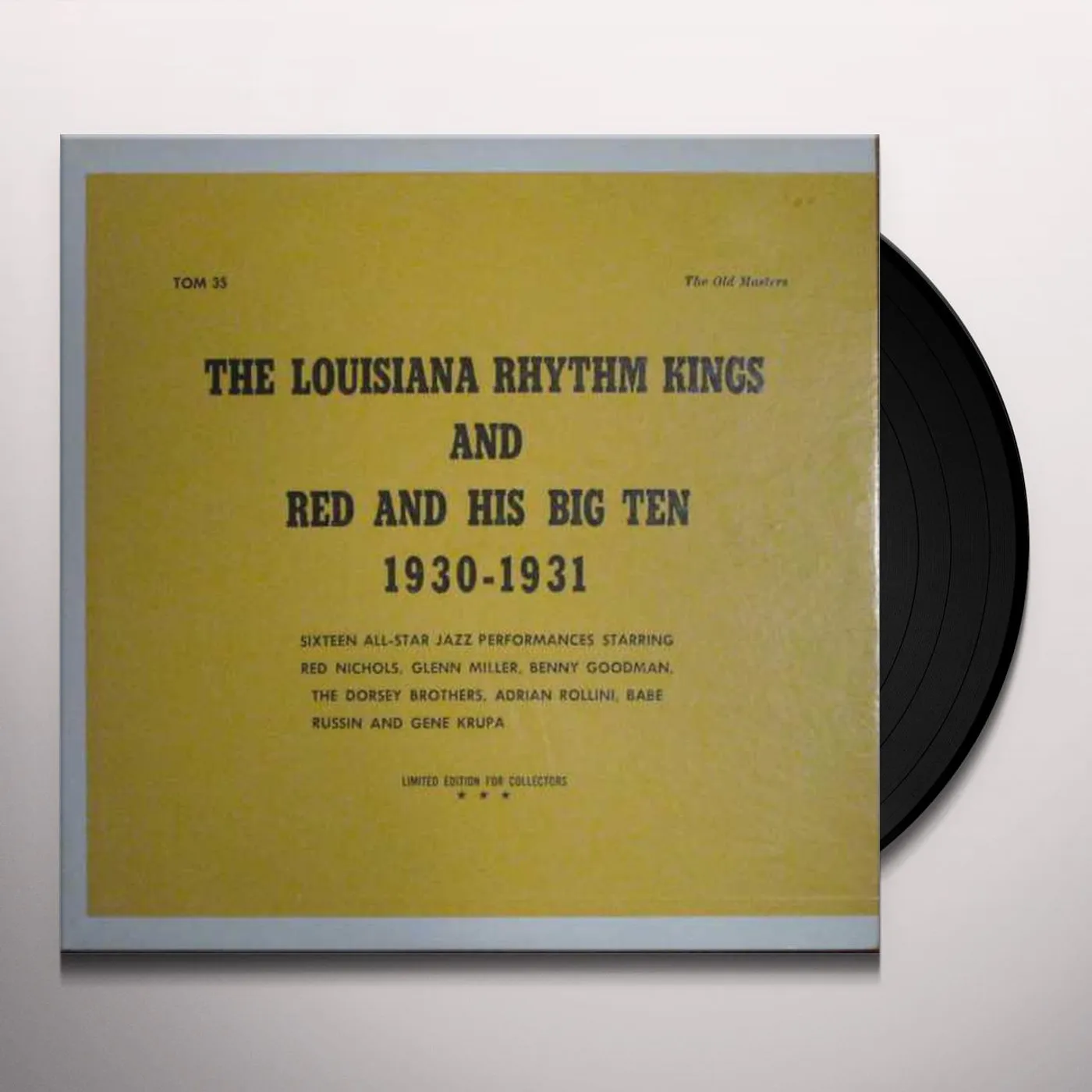 Red Louisiana Rhythm Kings Nichols LOUISIANA RHYTHM KINGS & RED & HIS BIG TEN (Vinyl)