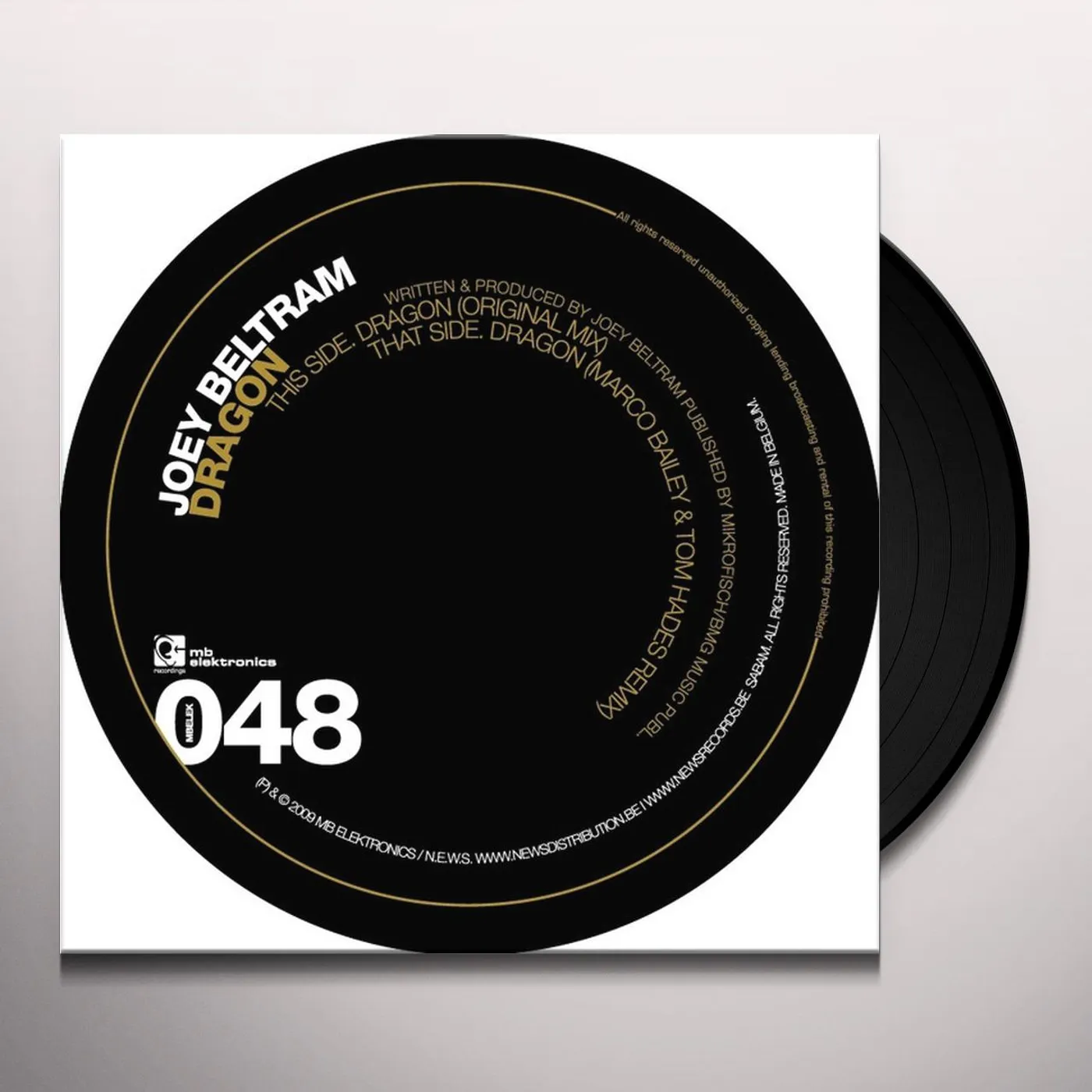 Joey Beltram DRAGON (EP) Vinyl Record