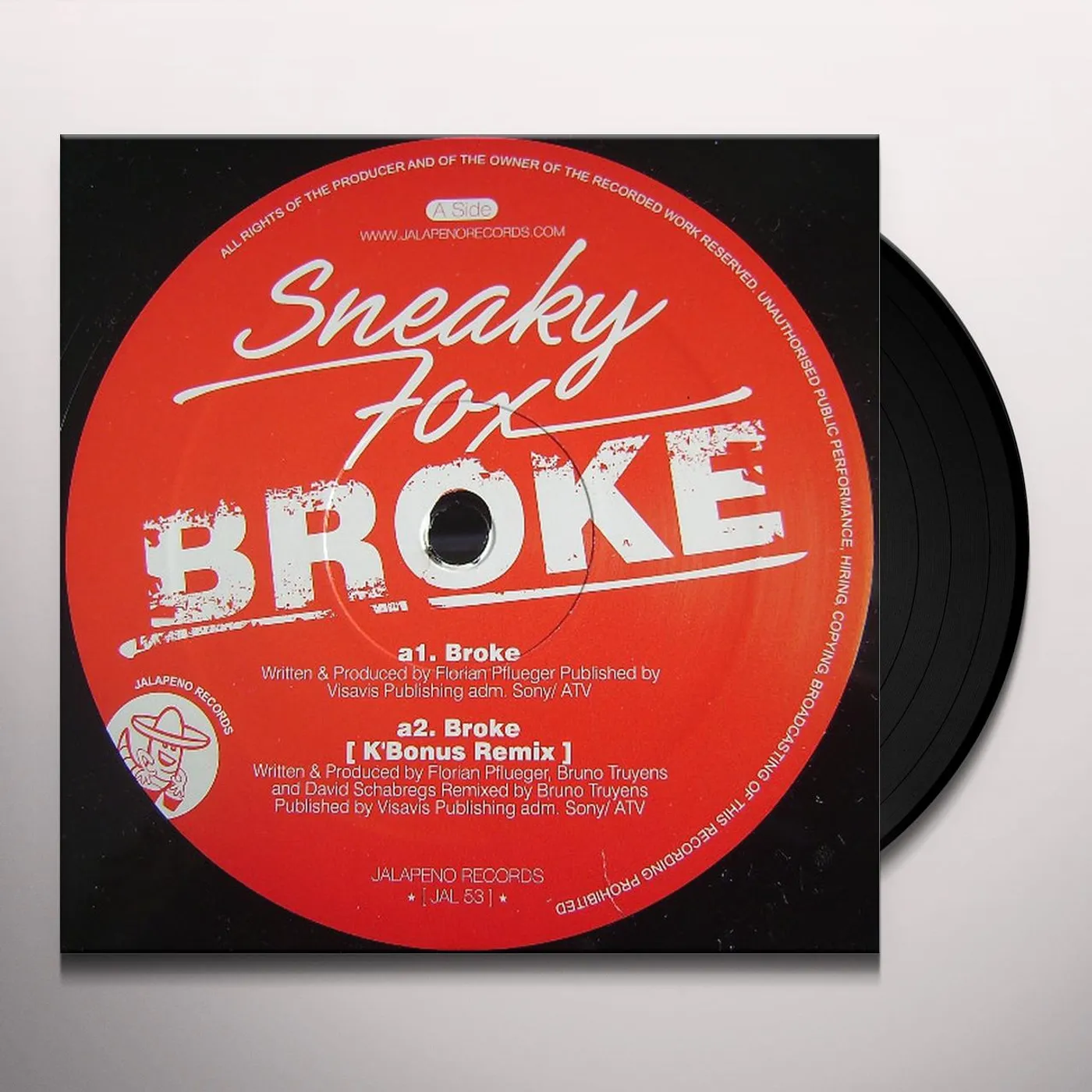 Sneaky Fox BROKE Vinyl Record - UK Release