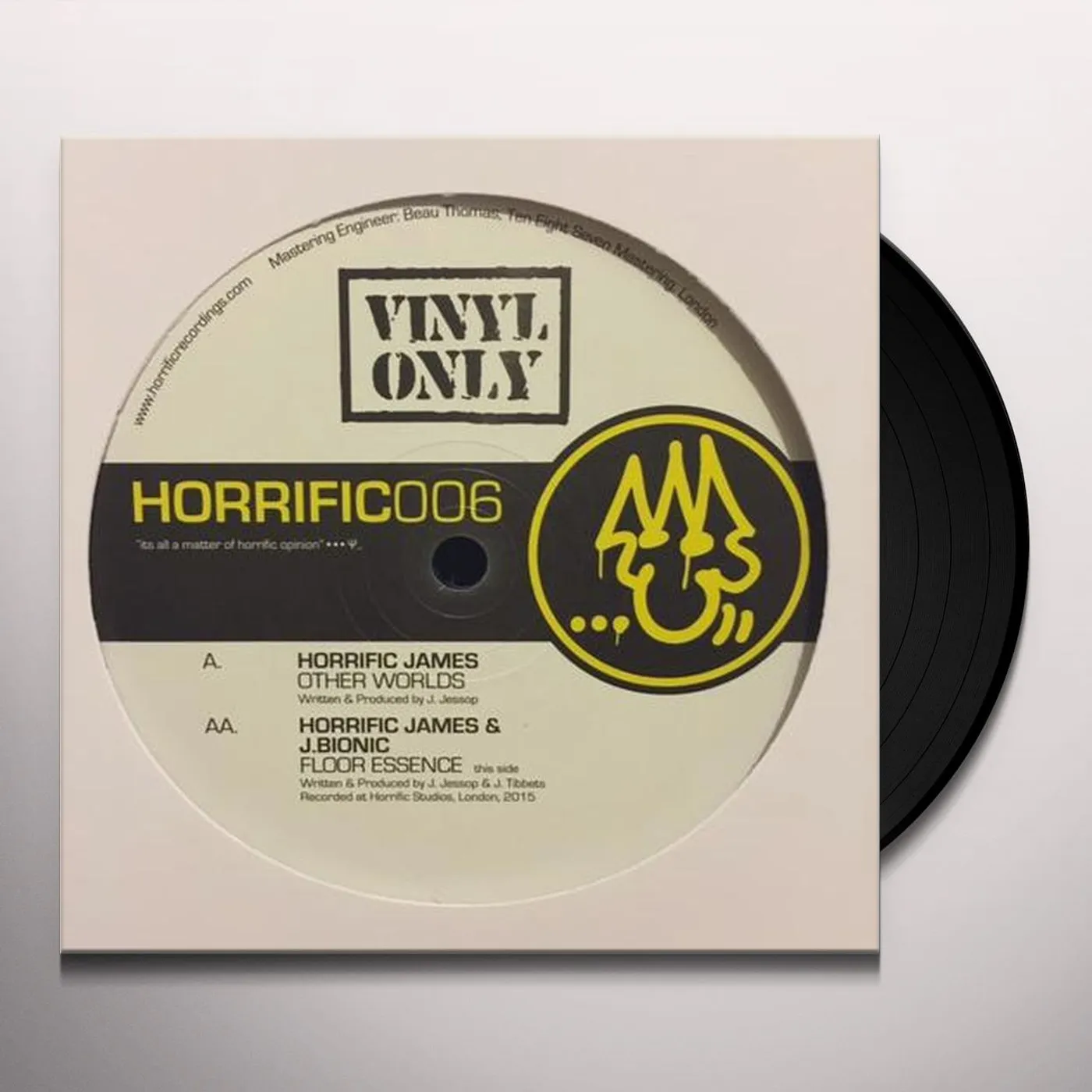 HORRIFIC JAMES & J.BIONIC OTHER WORLDS / FLOOR ESSENCE Vinyl Record